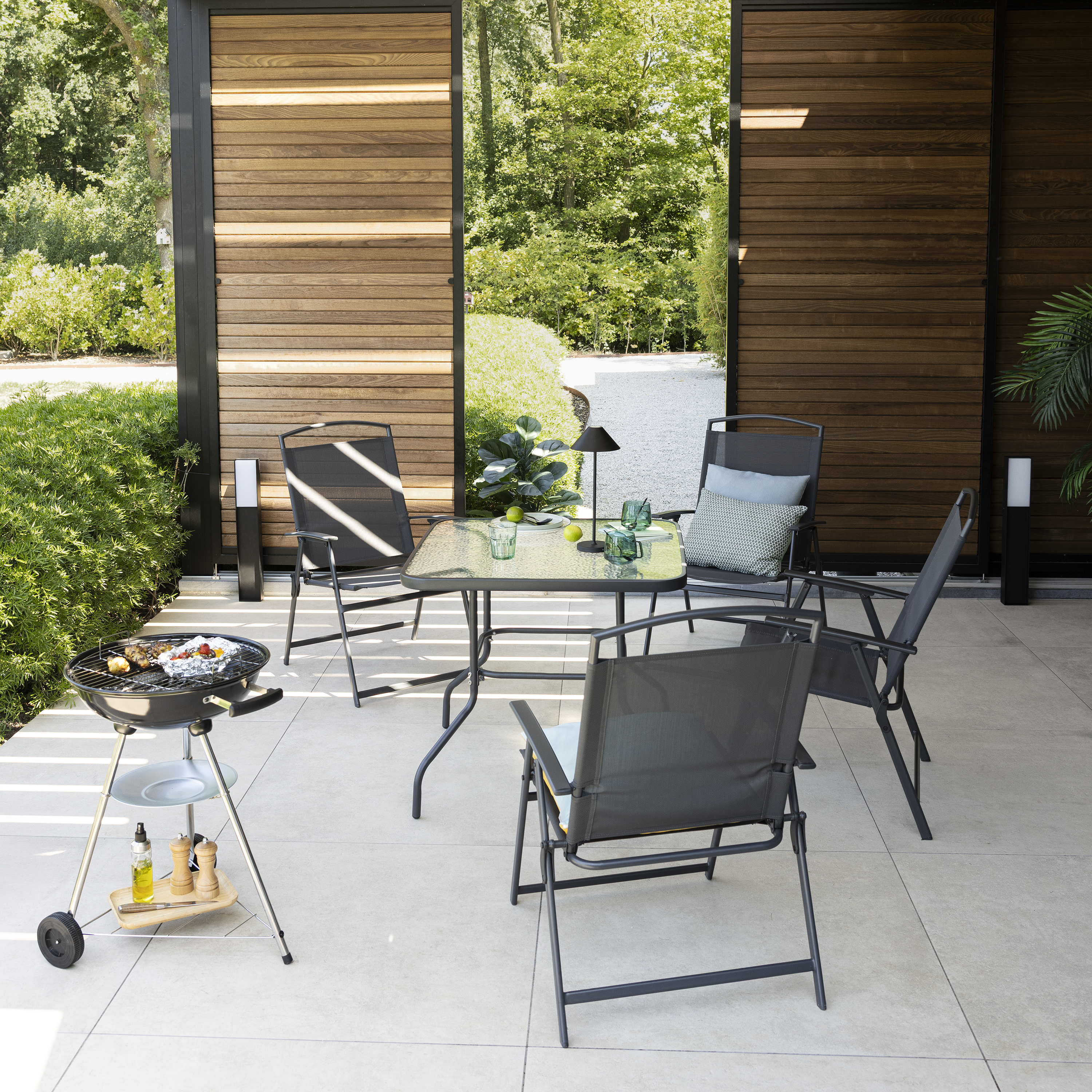 Potelet extérieur Led 1000 Lumen noir Largo INSPIRE - 2