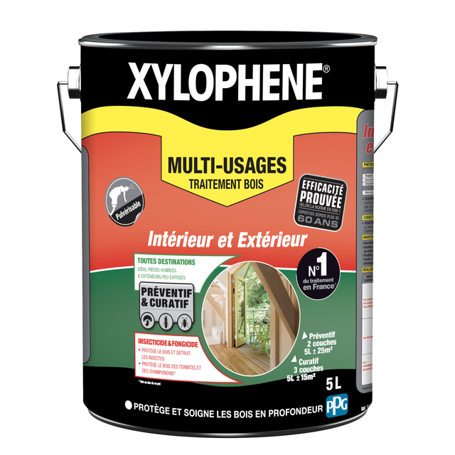 Traitement du bois multiusage XYLOPHENE  5 l