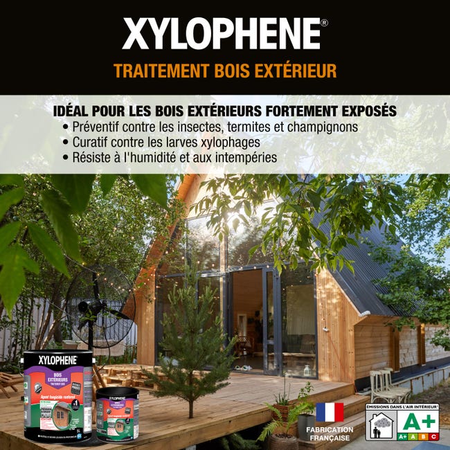 XYLOPHENE - Traitement Bois Extérieurs - Anti Insectes et Anti Termites - Spécia XYLOPHENE - Traitement Bois Extérieurs - Anti Insectes et Anti Termites - Spécia