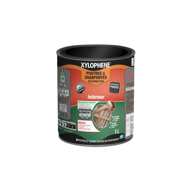 Traitement du bois poutre et charpente XYLOPHENE 1 l