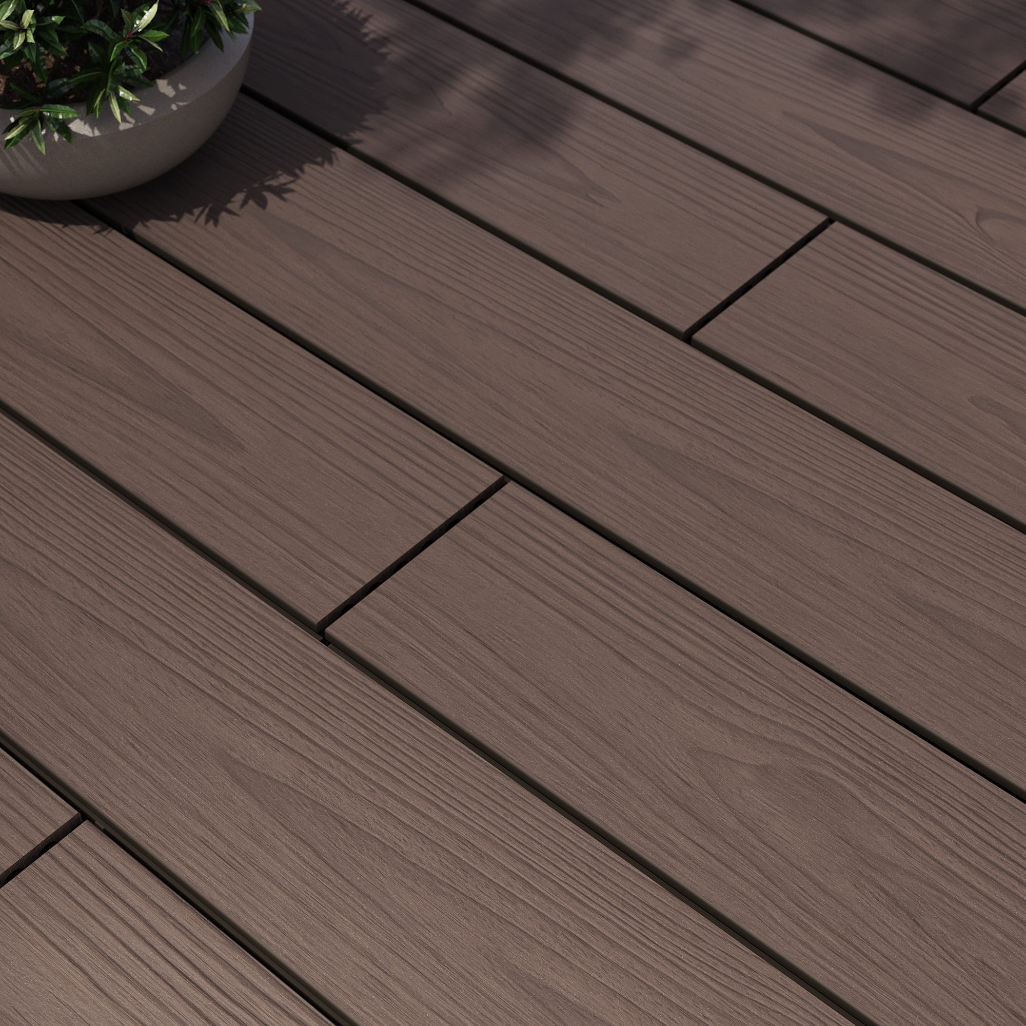 Lame Terrasse Composite HIMYA NATERIAL Marron L 240 X L 14 2 Cm X Ep lame-terrasse-composite-himya-naterial-marron-l-240-x-l-14-2-cm-x-ep