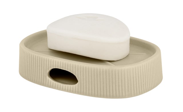 Jabonera Martina beige mate