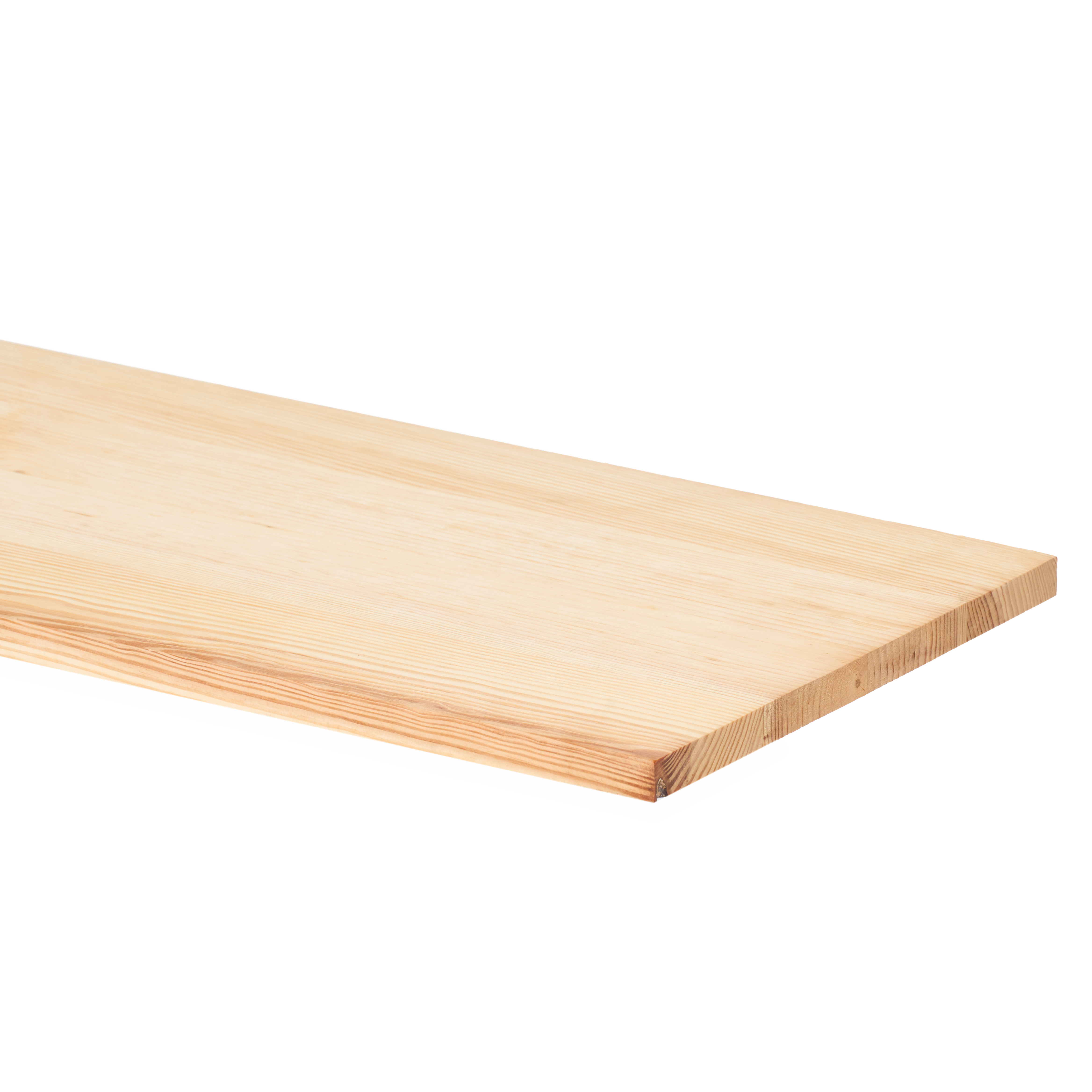 Półka ścienna 1.8x20x240 cm sosnowa sękata surowa klejona DETALIA