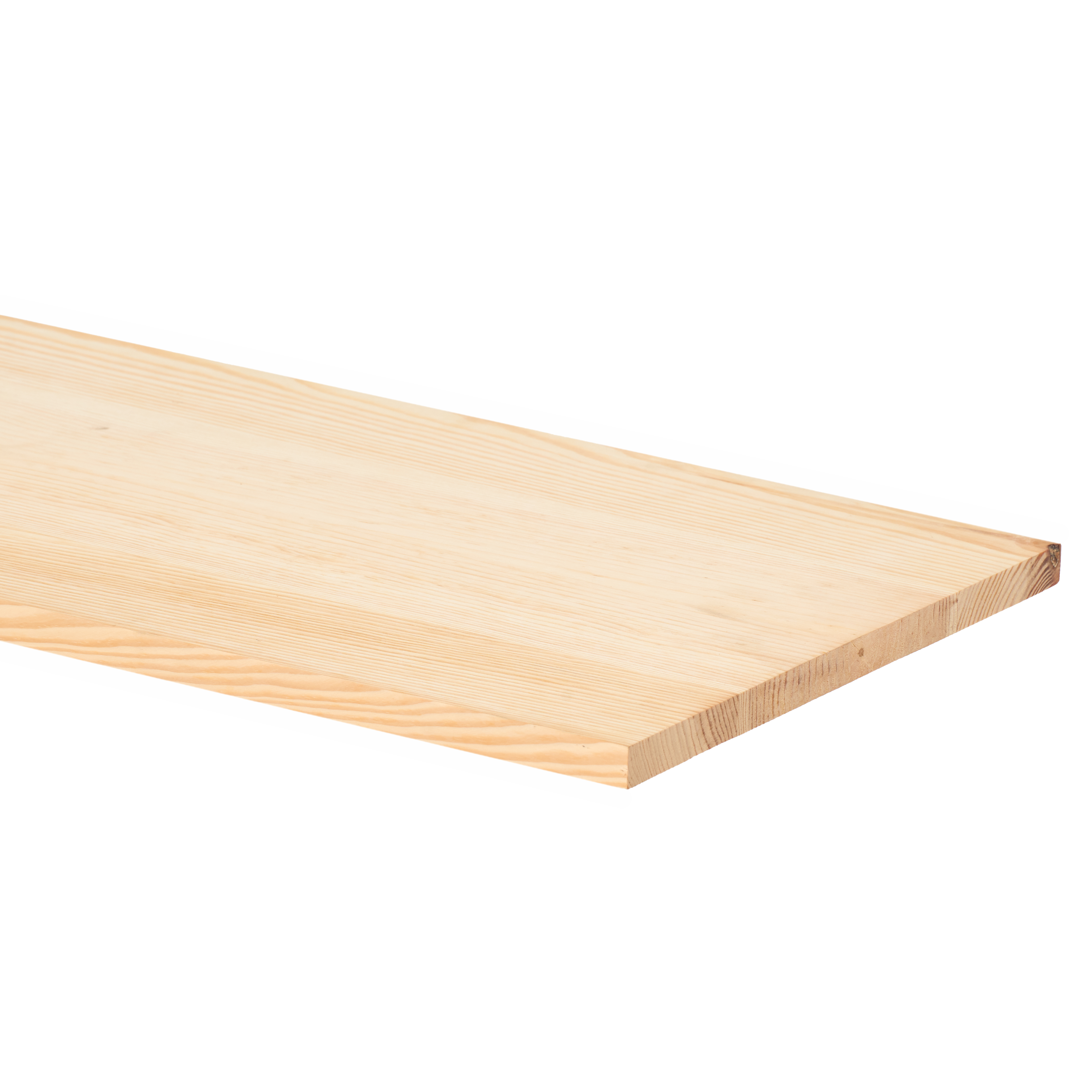 Półka ścienna 1.8x30x120 cm sosnowa sękata surowa klejona DETALIA
