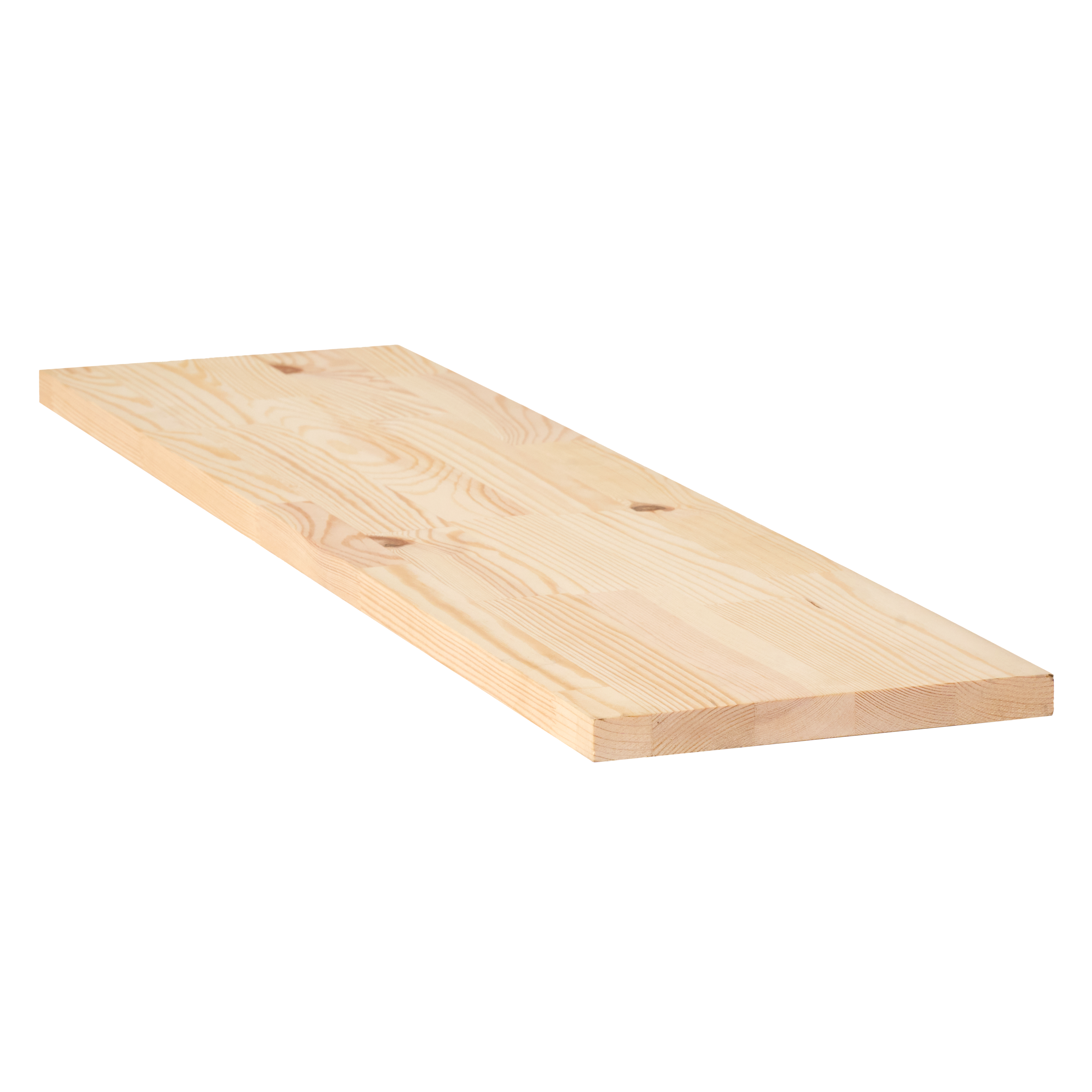 Półka ścienna 1.8x40x120 cm sosnowa sękata surowa klejona DETALIA