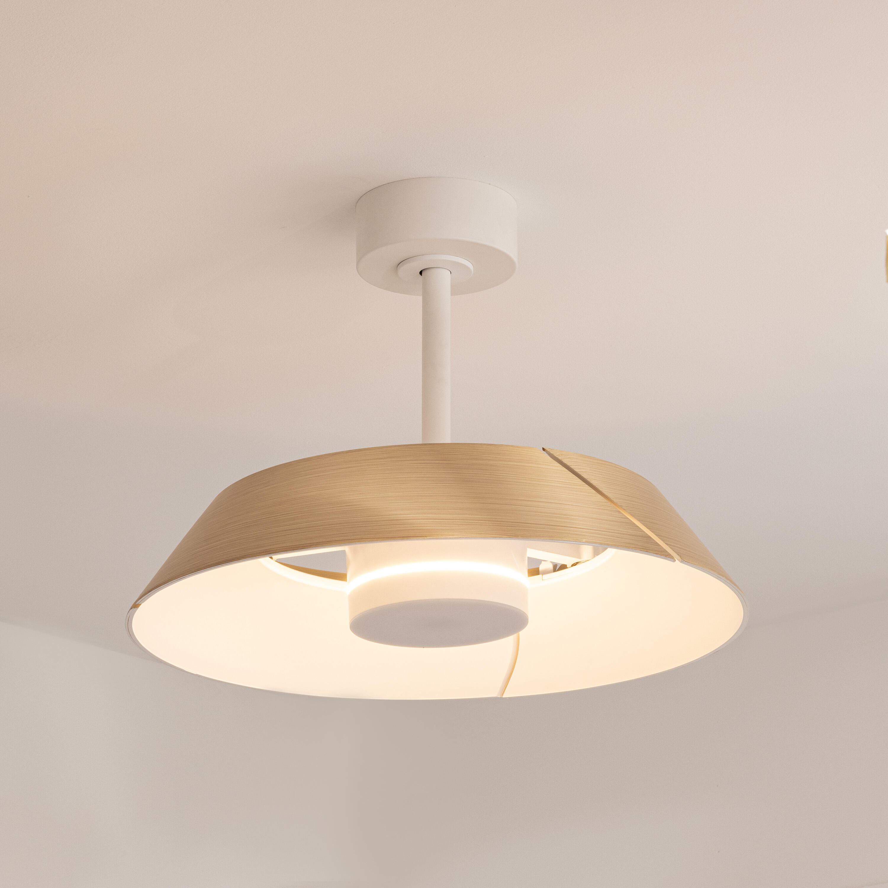 Ventilateur de plafond LED connecté silencieux, Cadix, INSPIRE SIGNATURE, bois - 11