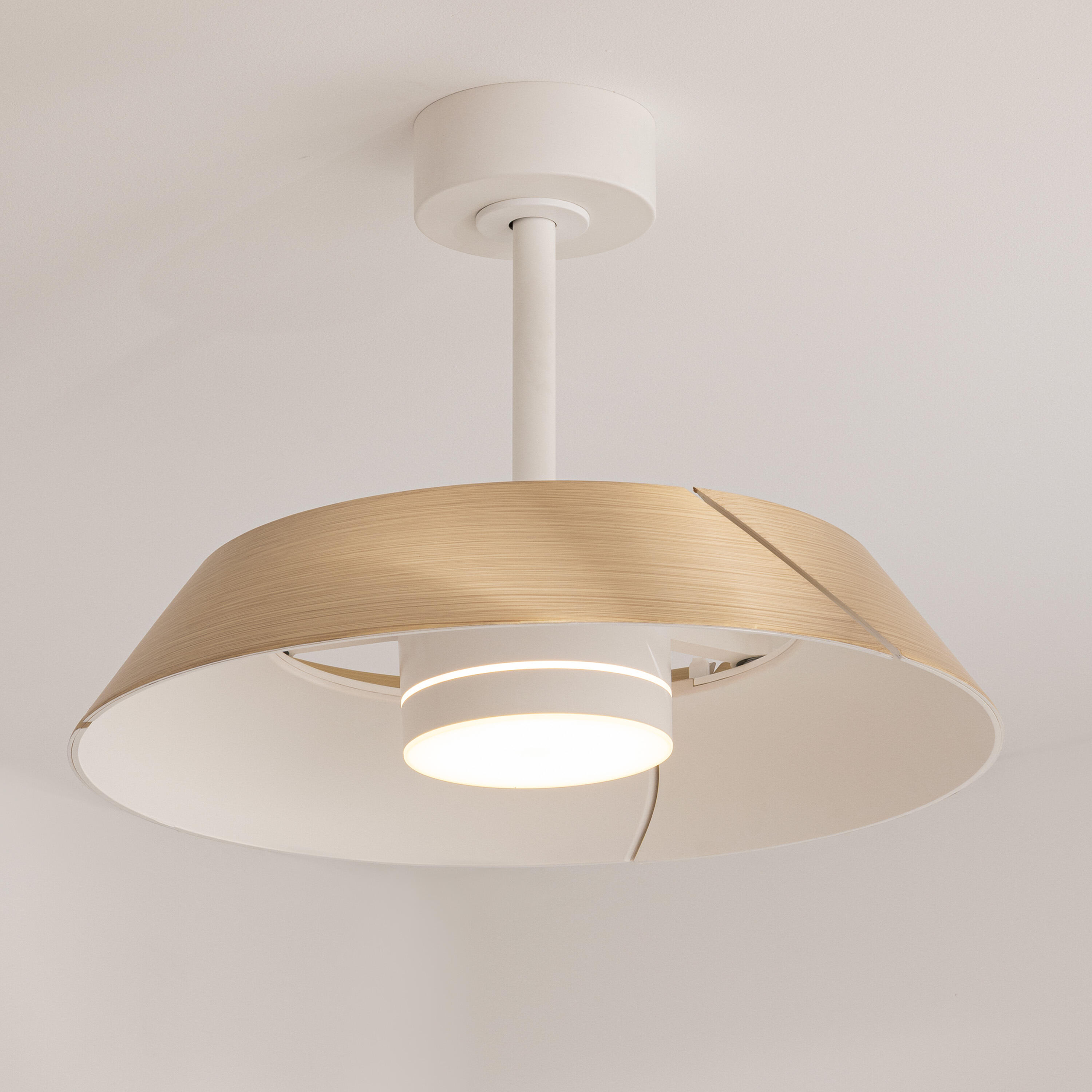 Ventilateur de plafond LED connecté silencieux, Cadix, INSPIRE SIGNATURE, bois - 10