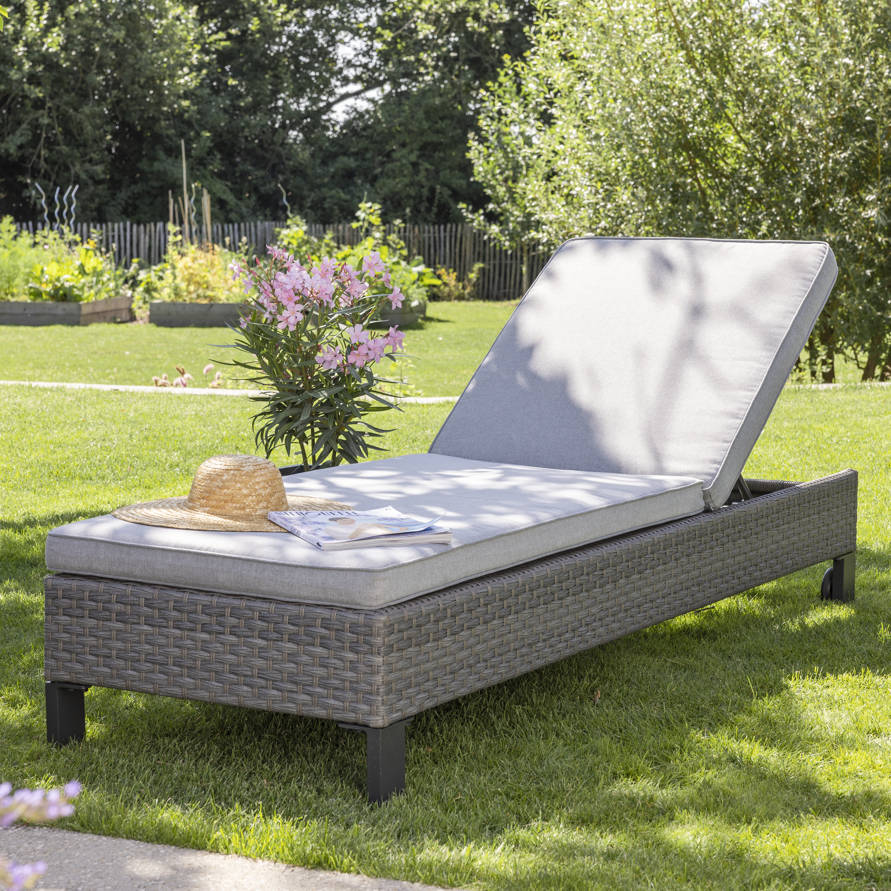 Espreguiçadeira de alumínio NATERIAL ODYSSEA II ANTRACITE - 22