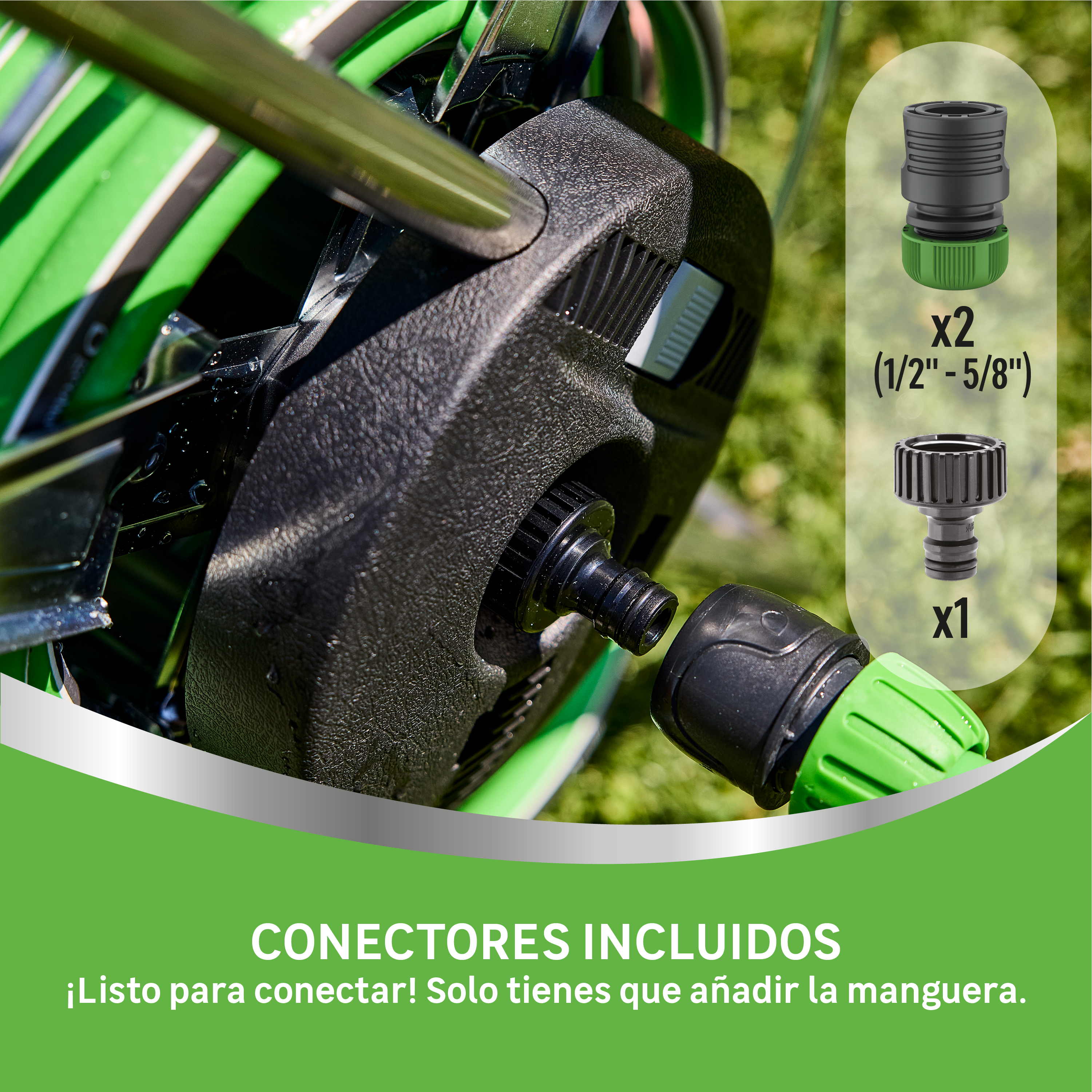Porta manguera no equipada con ruedas GEOLIA - 5