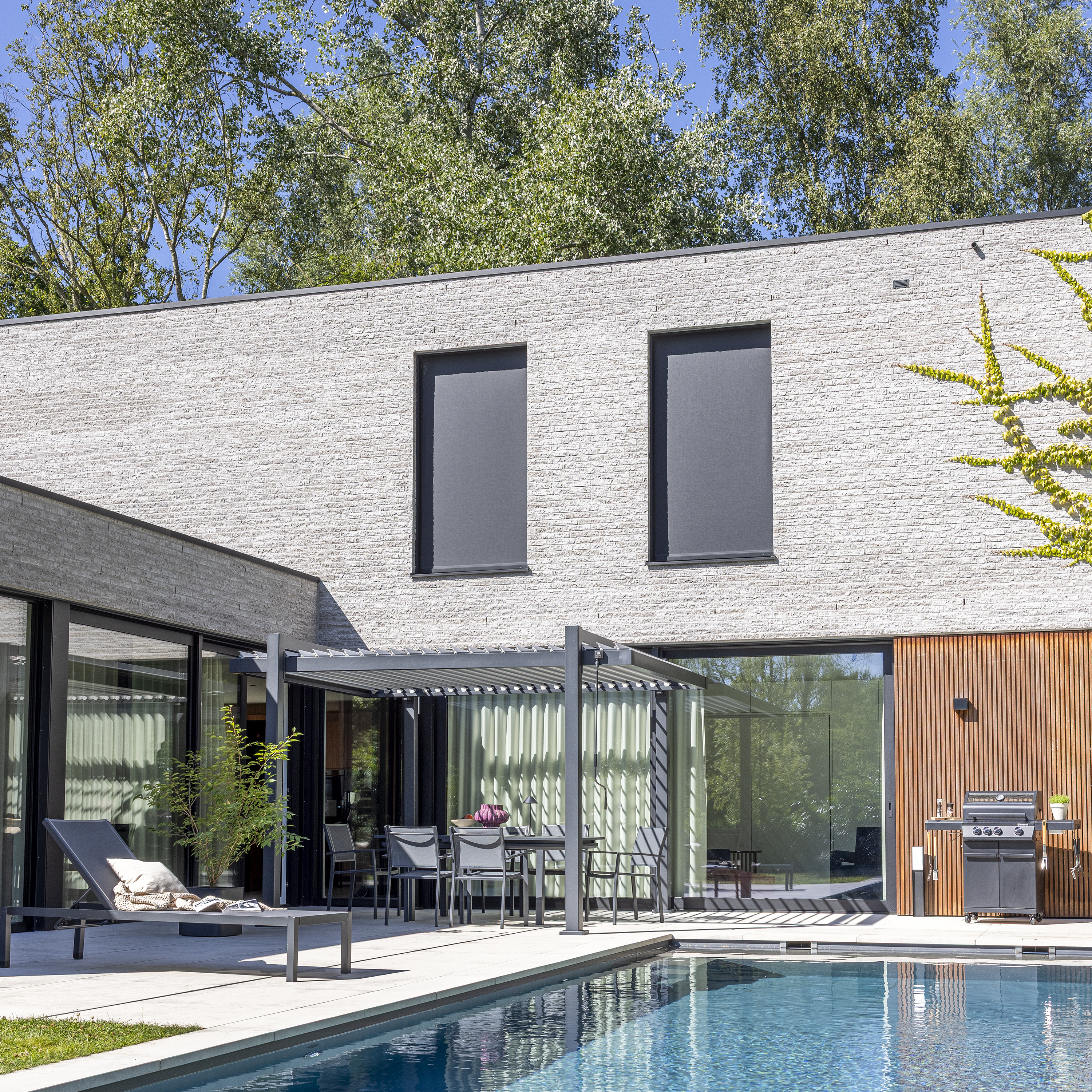 Espreguiçadeira de alumínio NATERIAL ODYSSEA II ANTRACITE - 7