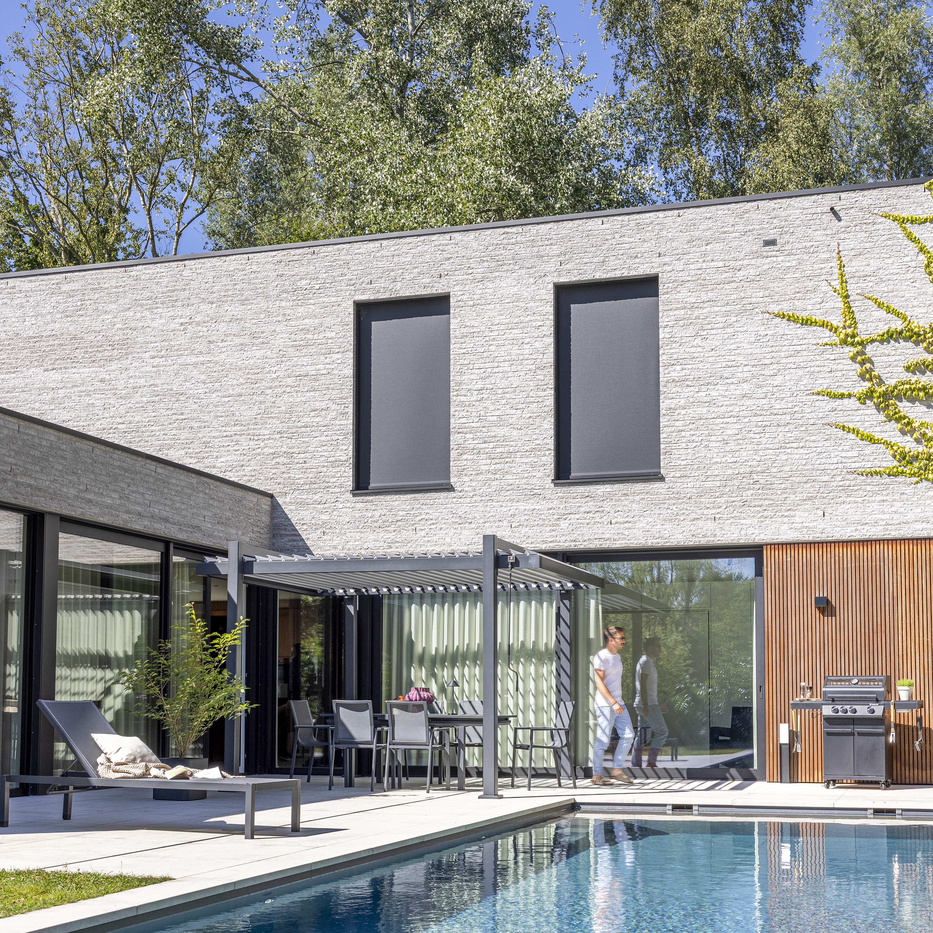 Espreguiçadeira de alumínio NATERIAL ODYSSEA II ANTRACITE - 5