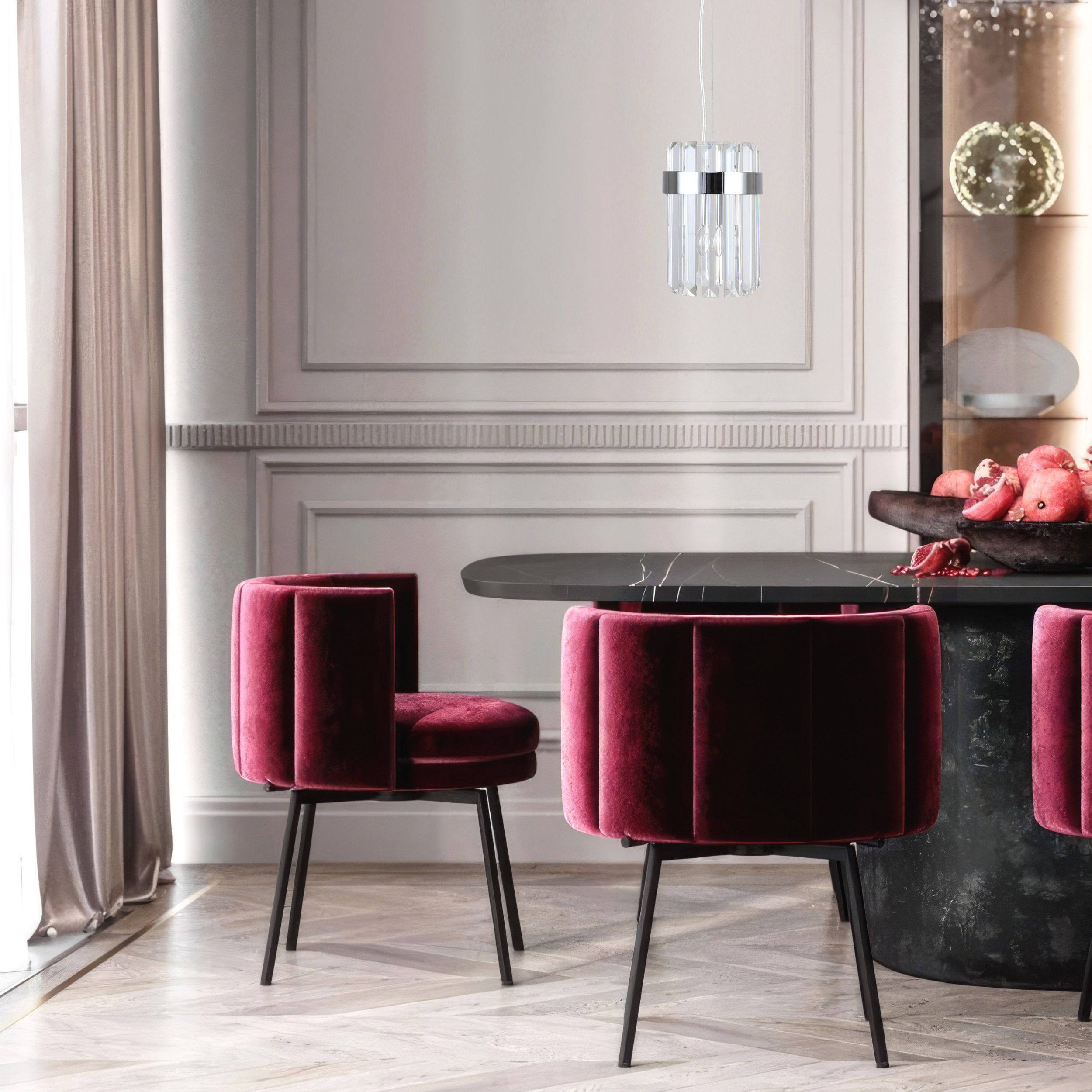 Lampa wisząca Vetro chrom E14 Light Prestige - 2