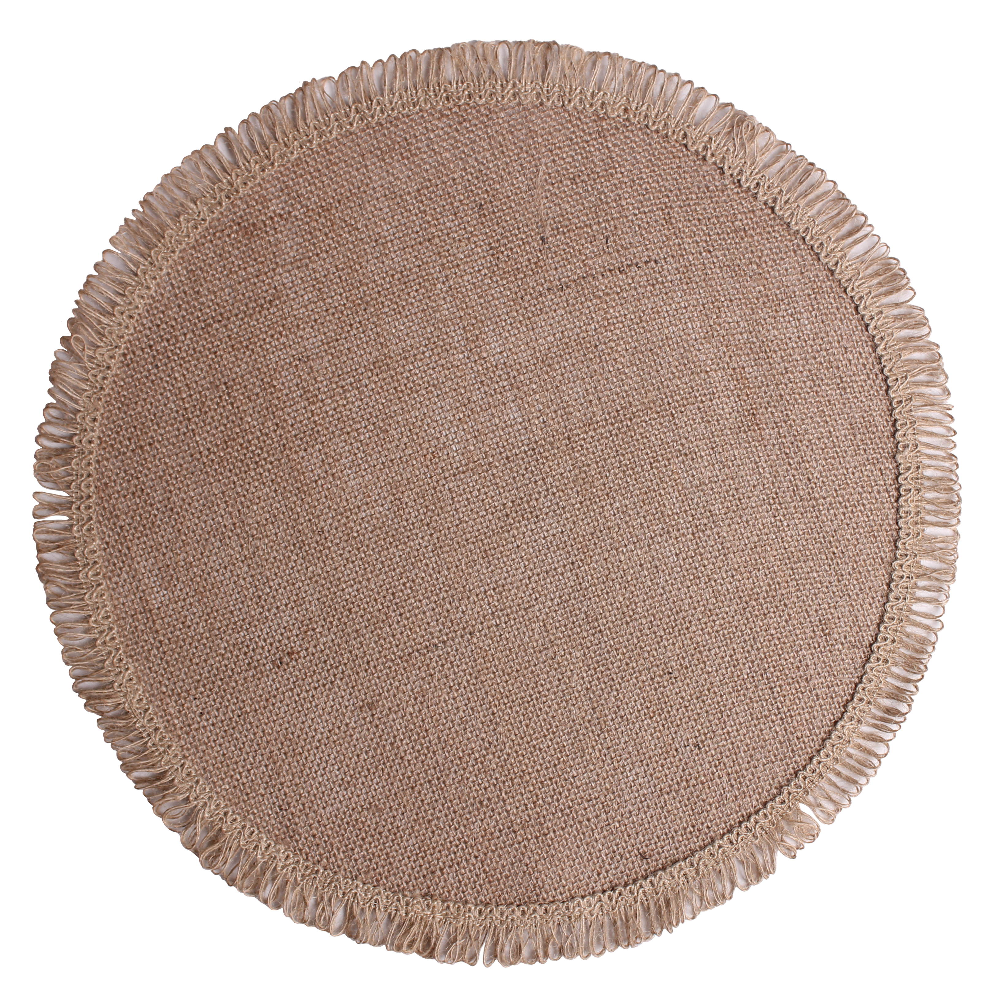 Podkładka na stół Linoe z fredzlami okrągła śr. 38 cm