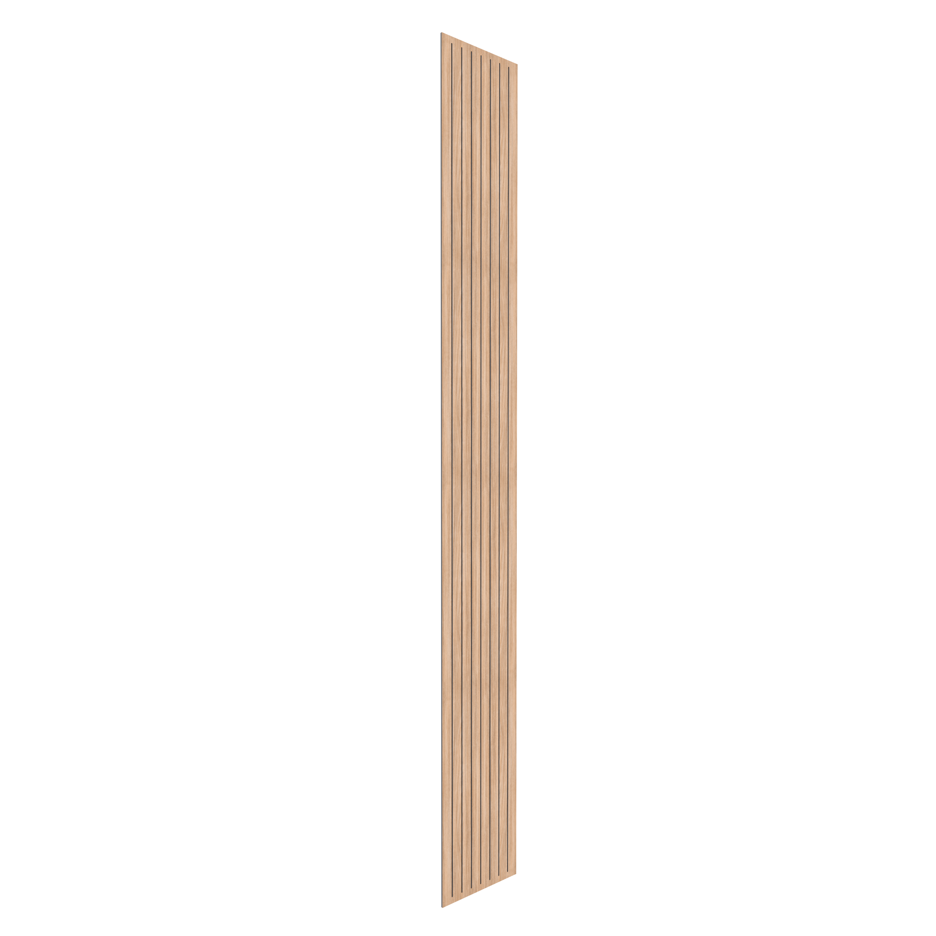 Panele ścienne 3D modułowe 270x30 cm Thomas Arda Black 8 lameli - 3