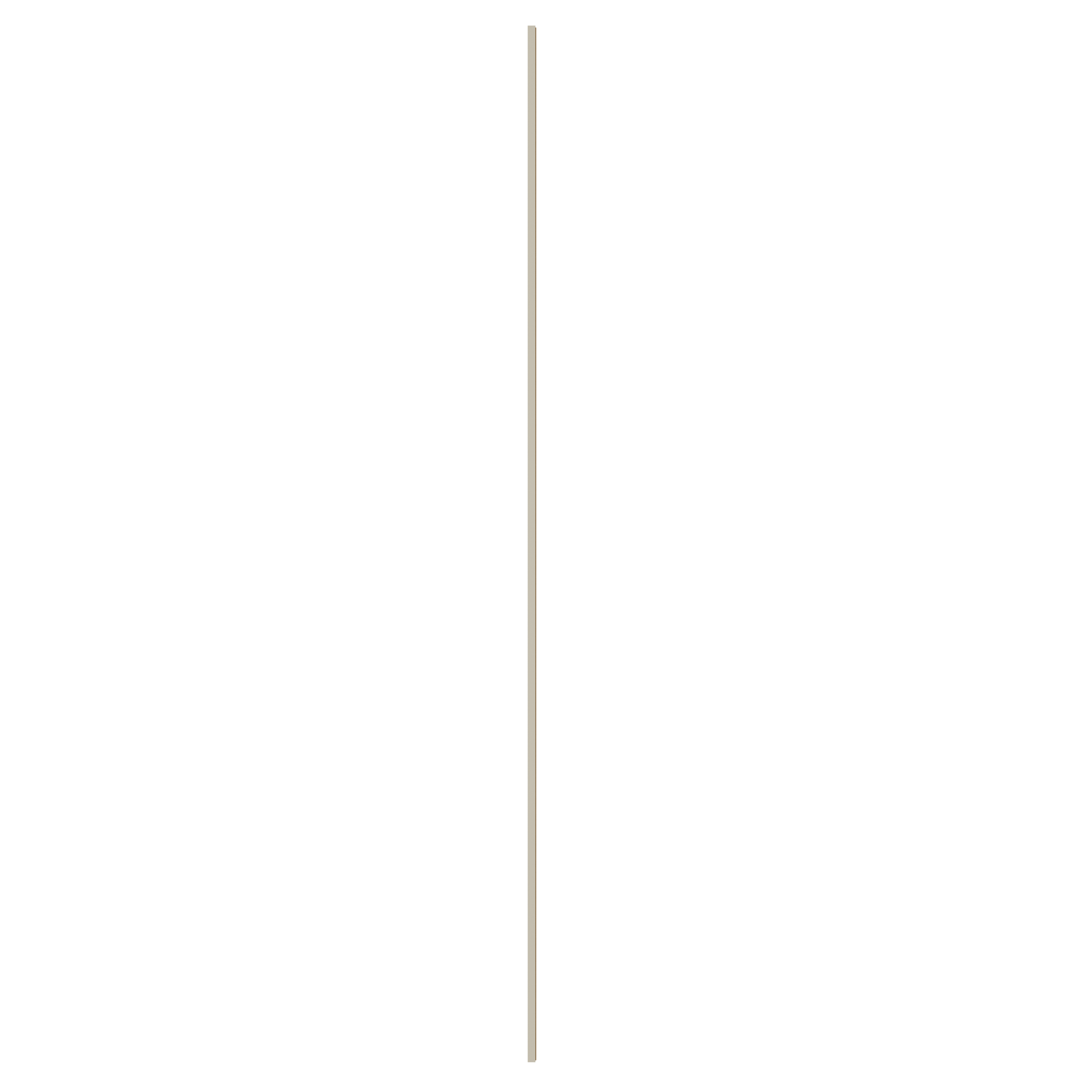 Panele ścienne 3D modułowe 270x30 cm Thomas Kashmir Bronze - panel startowy/końcowy
