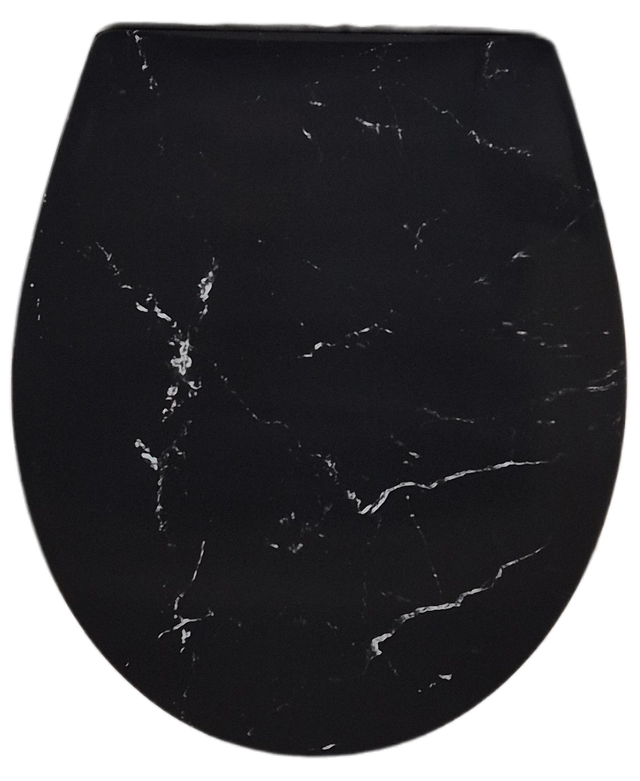 Abattant frein de chute noir