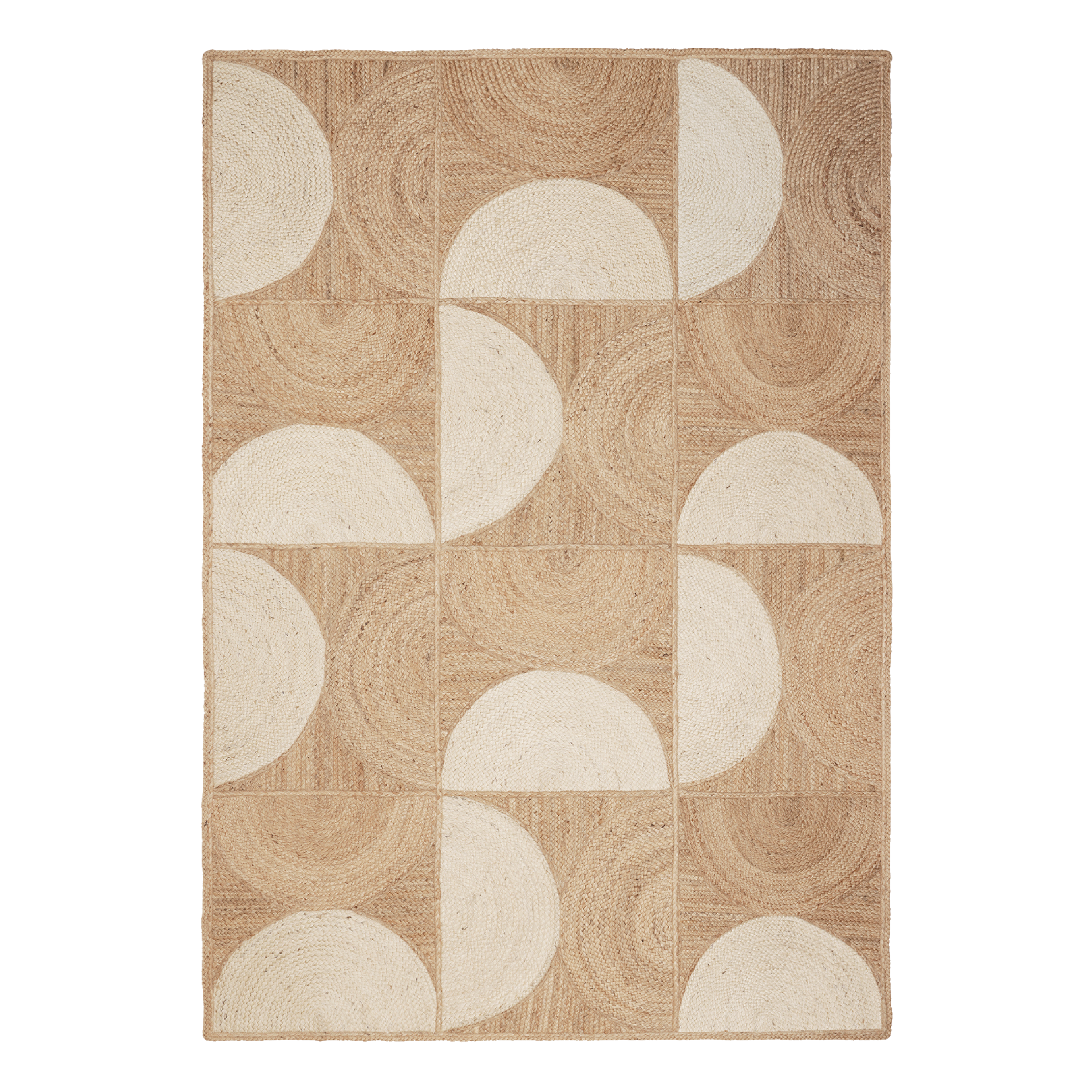 Dywan z juty Groovy Natural beżowy 160 x 230 cm Inspire