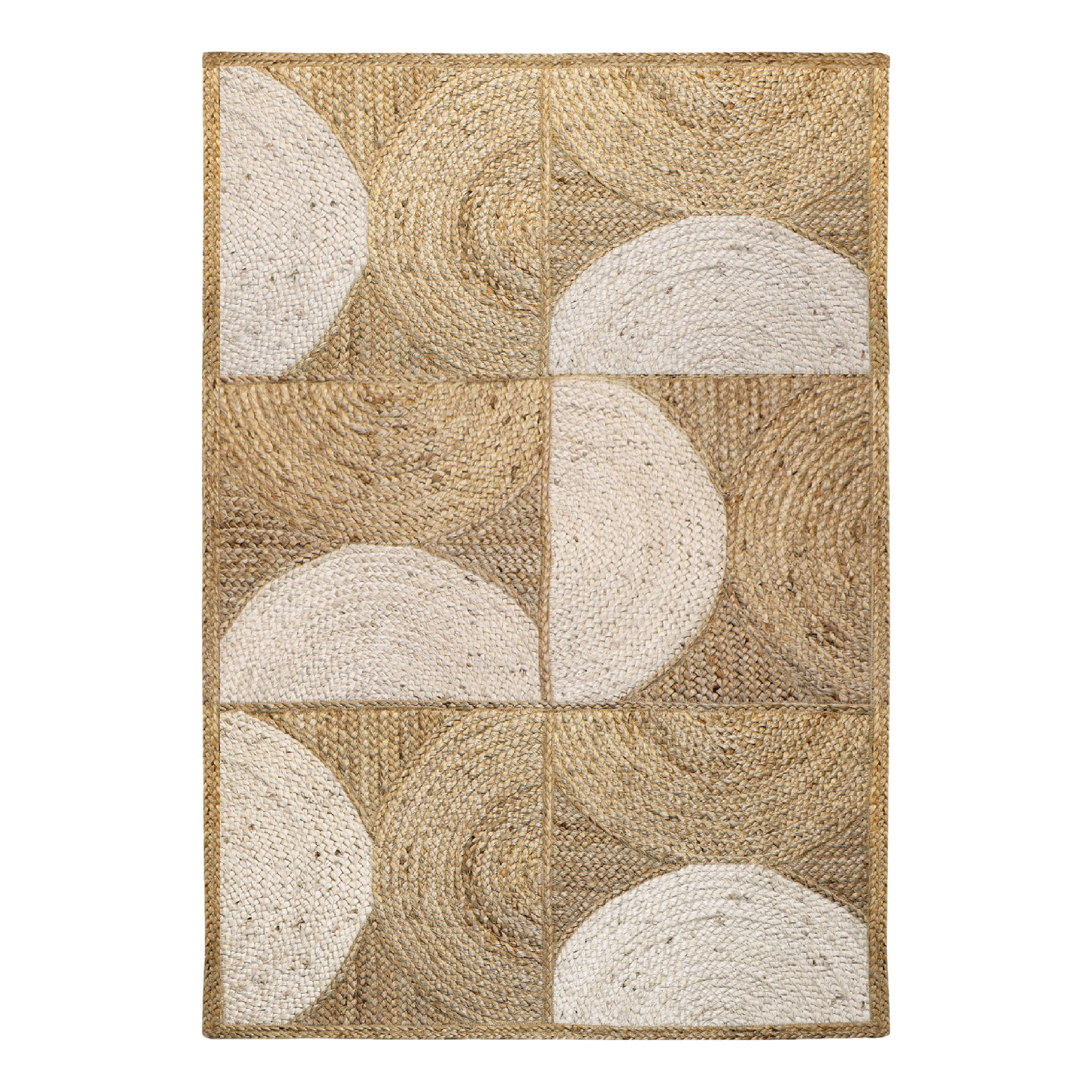 Dywan z juty Groovy Natural beżowy 120 x 170 cm Inspire