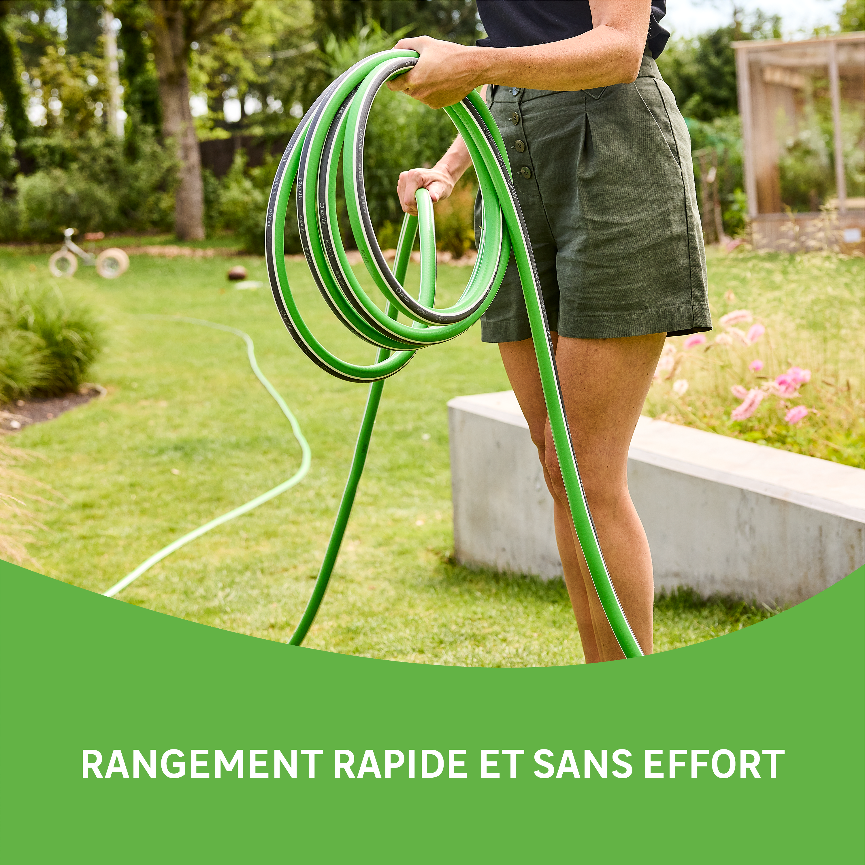 Tuyau d'arrosage GEOLIA AQUALIS  L.50 m, Diam. 15mm - 3