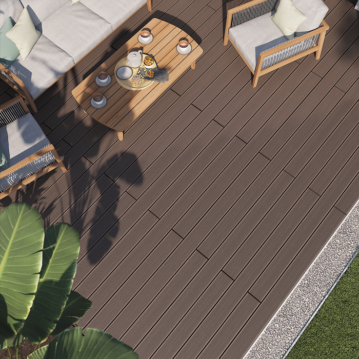 Terraço de material compósito 