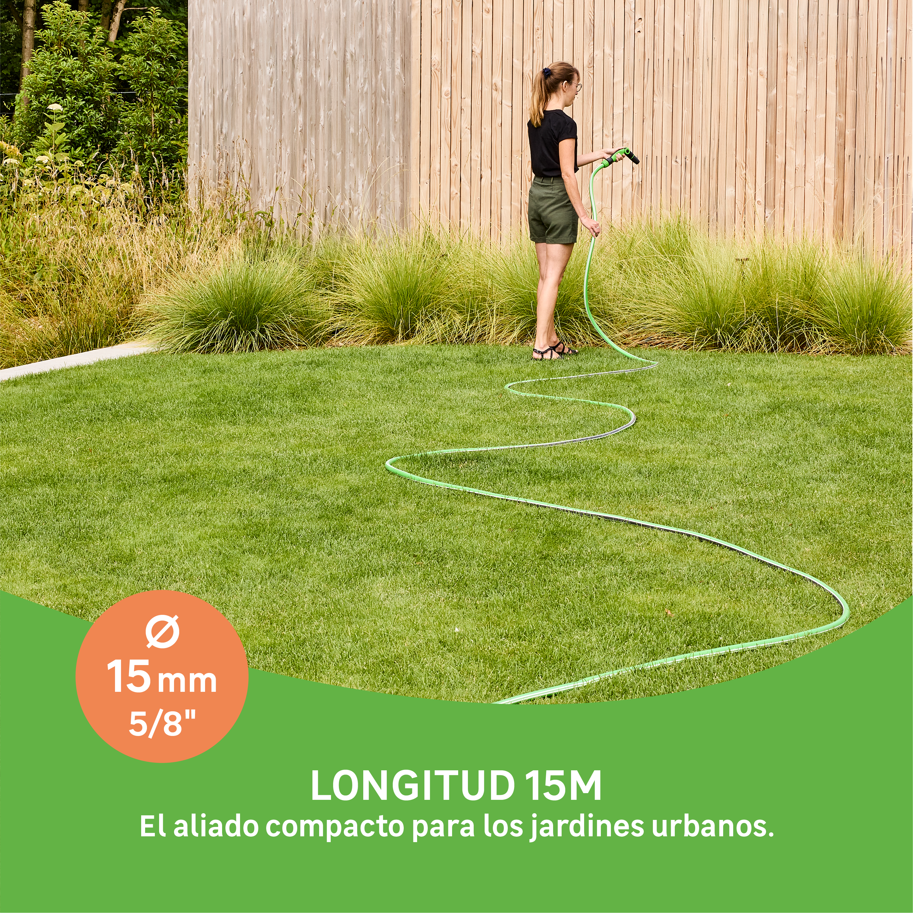 Manguera GEOLIA Aqualis de PVC de 15 mm de ø y 15 m de longitud - 2