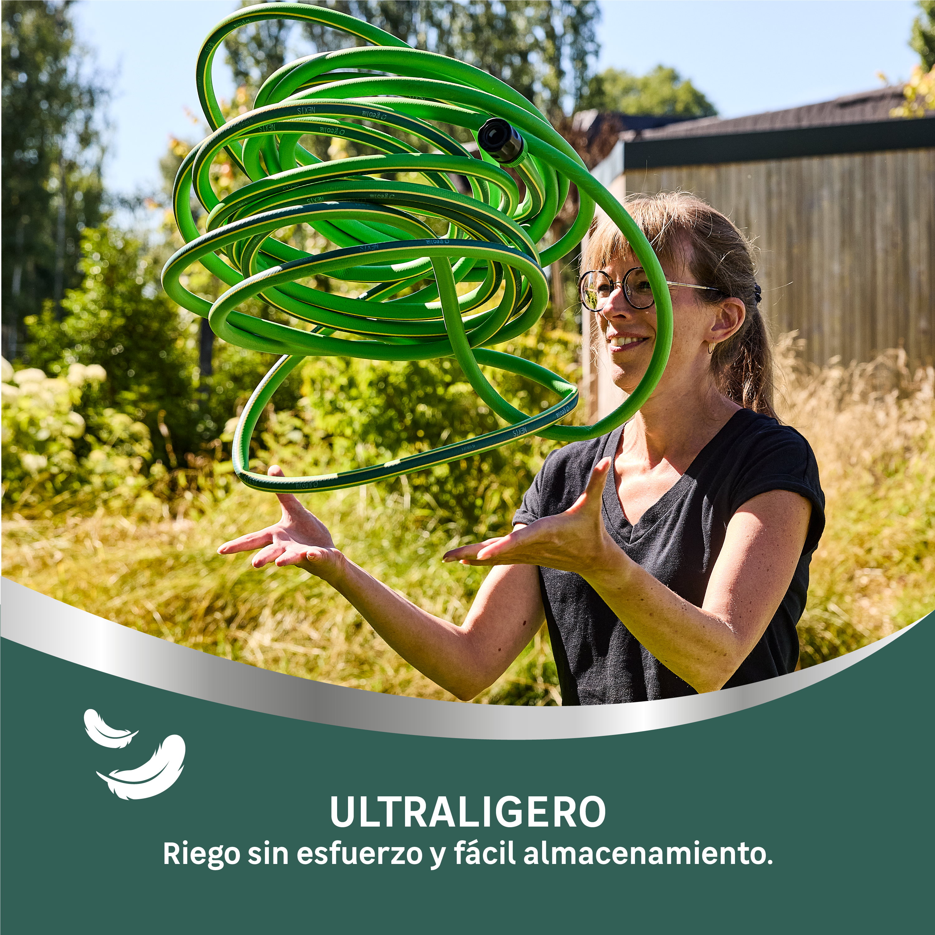 Manguera equipada GEOLIA de pvc de 13mm de ø y 15m de L. - 6