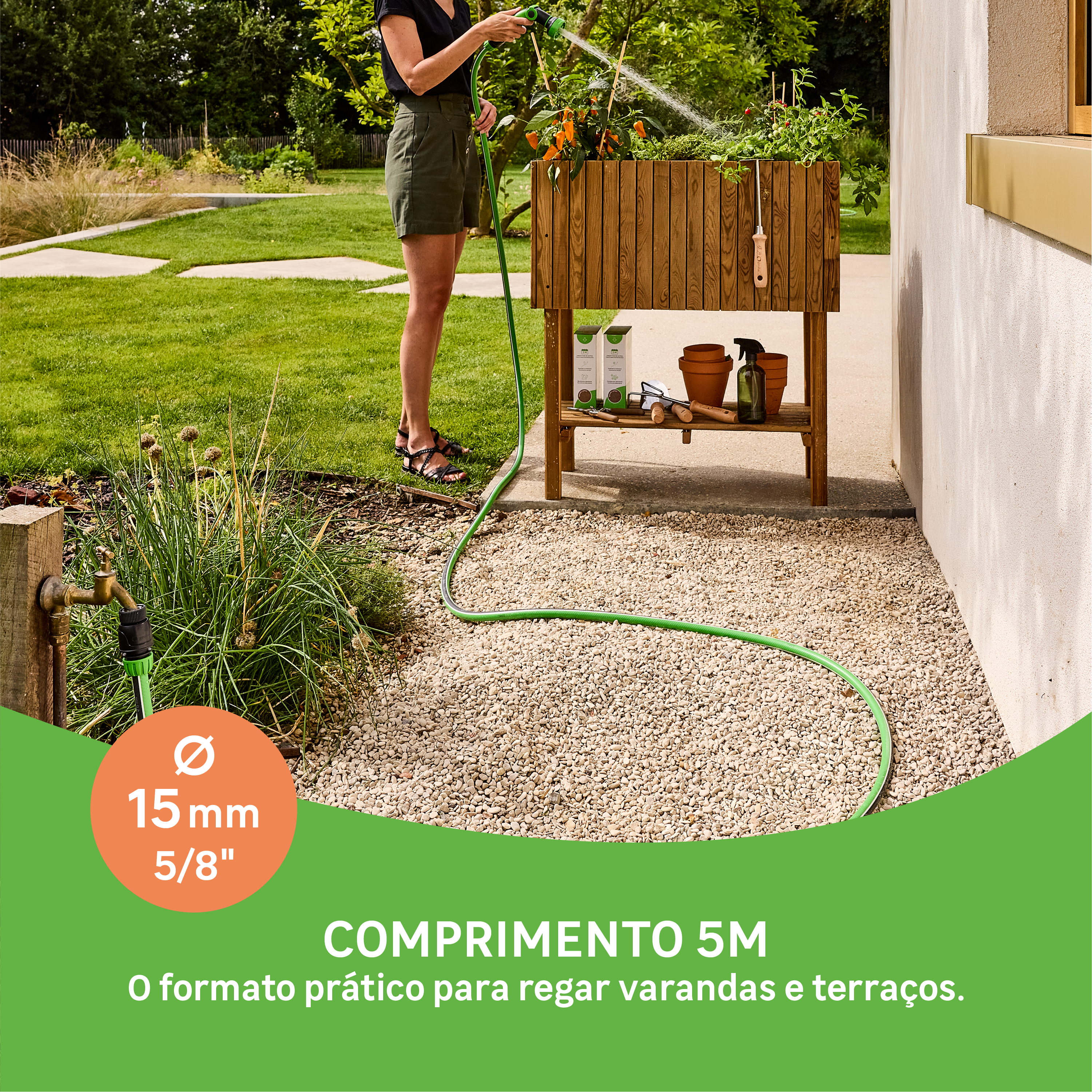 Mangueira 15 mm x 5 m Geolia Aqualis - 2