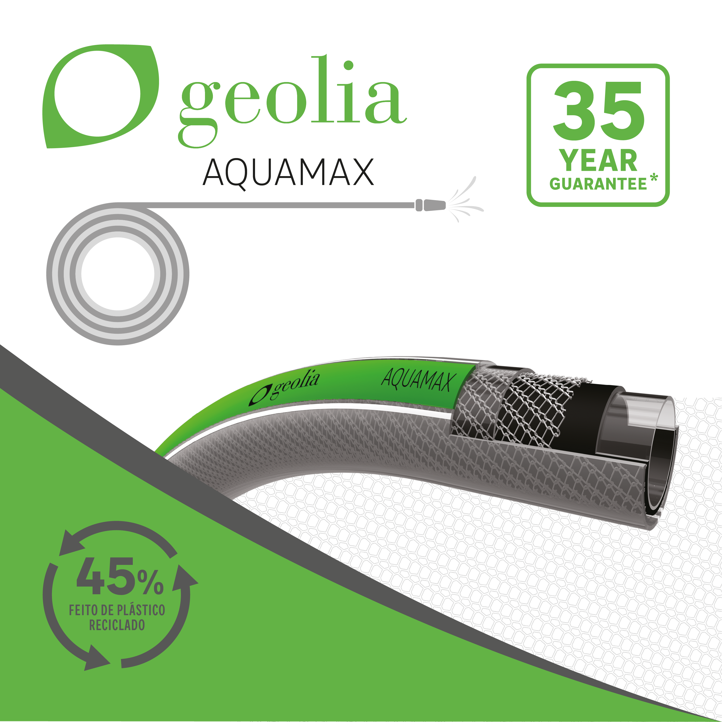 Mangueira 15 mm x 25 m Geolia Aquamax - 4