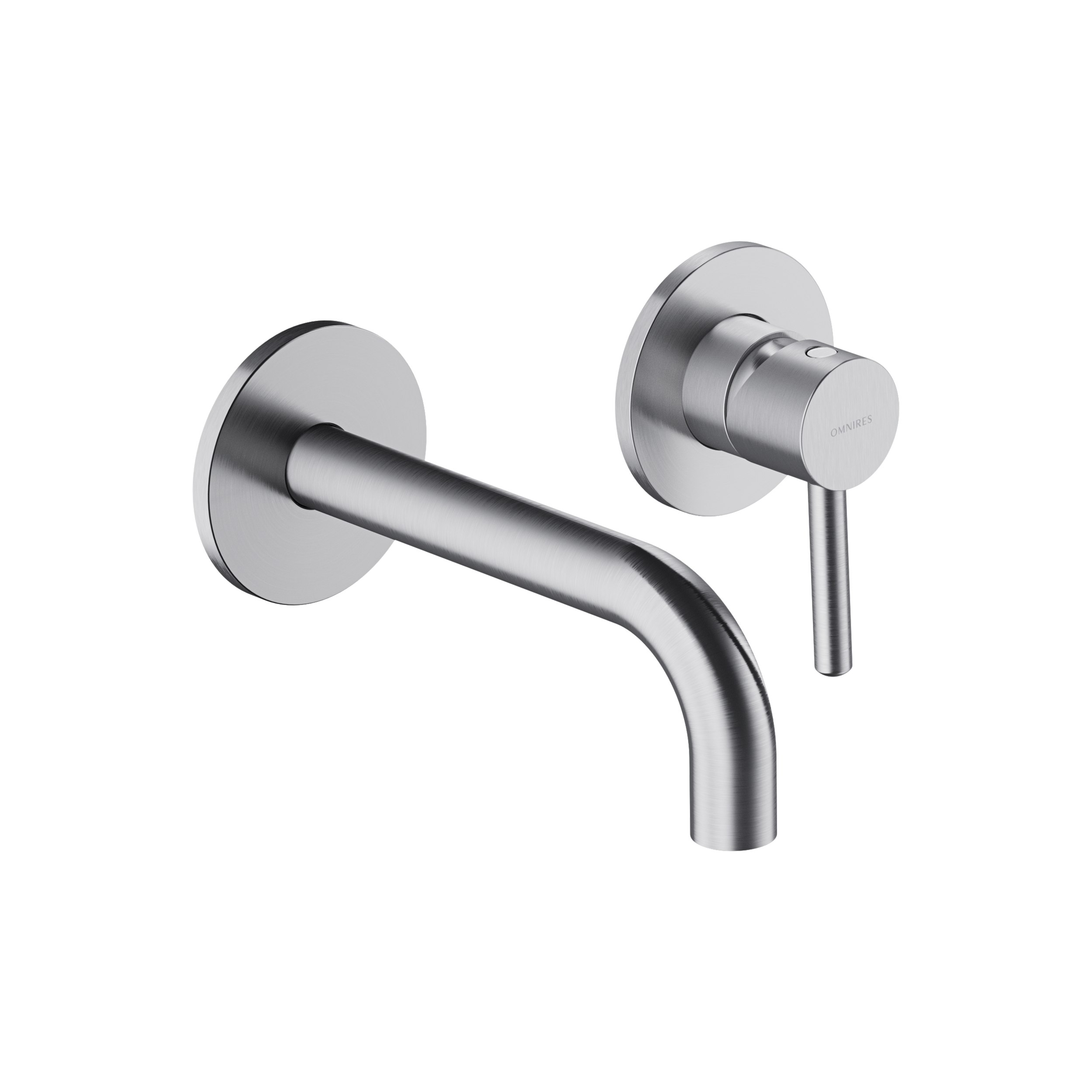 Bateria umywalkowa podtynkowa Simplon nikiel szczotkowany Omnires