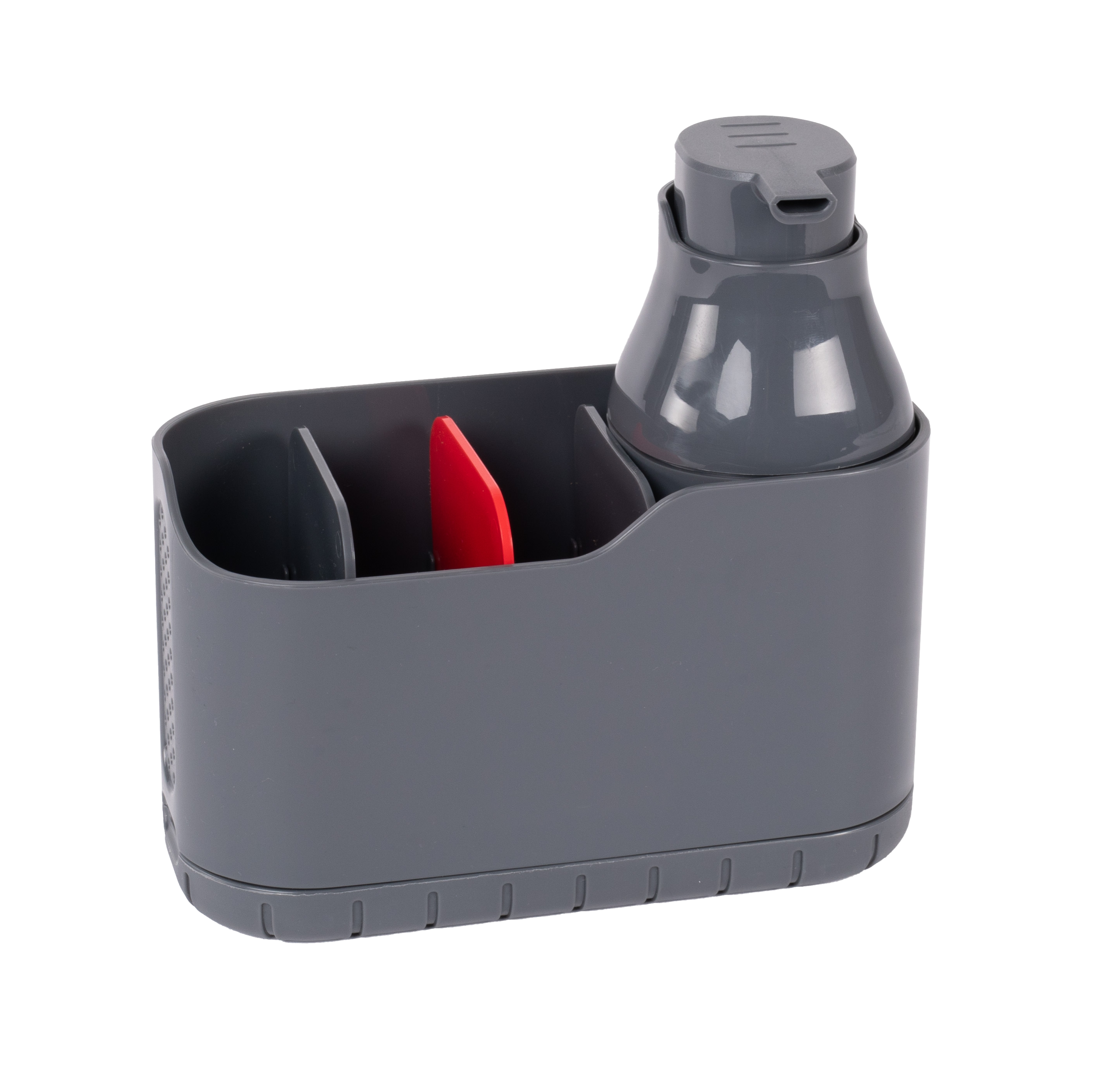 Organizer kuchenny na zlew z dozownikiem czarny VILEDA