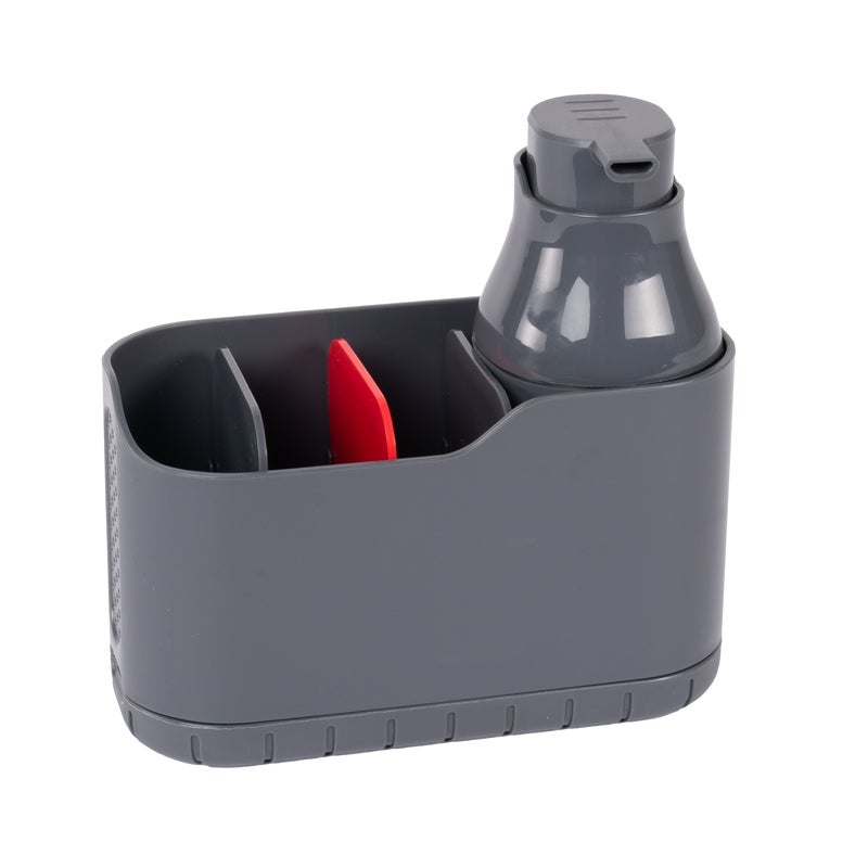 Organizer kuchenny na zlew z dozownikiem czarny VILEDA