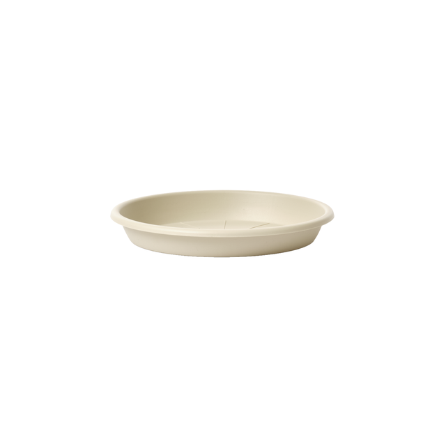 Soucoupe pour pot de fleurs et plantes beige GEOLIA D.22 cm