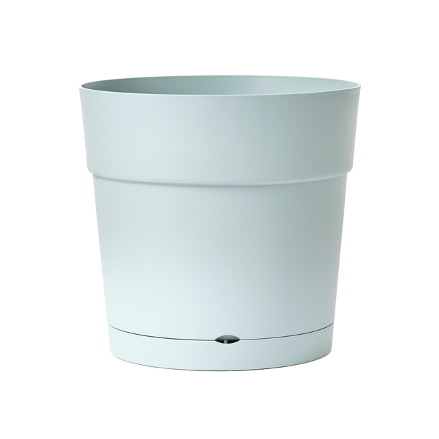 Maceta Red Piana con plato 40 cm verde