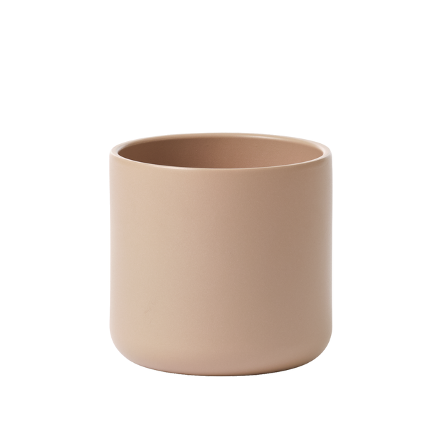 Vaso de cerâmica Geolia Rosália ø18cm creme