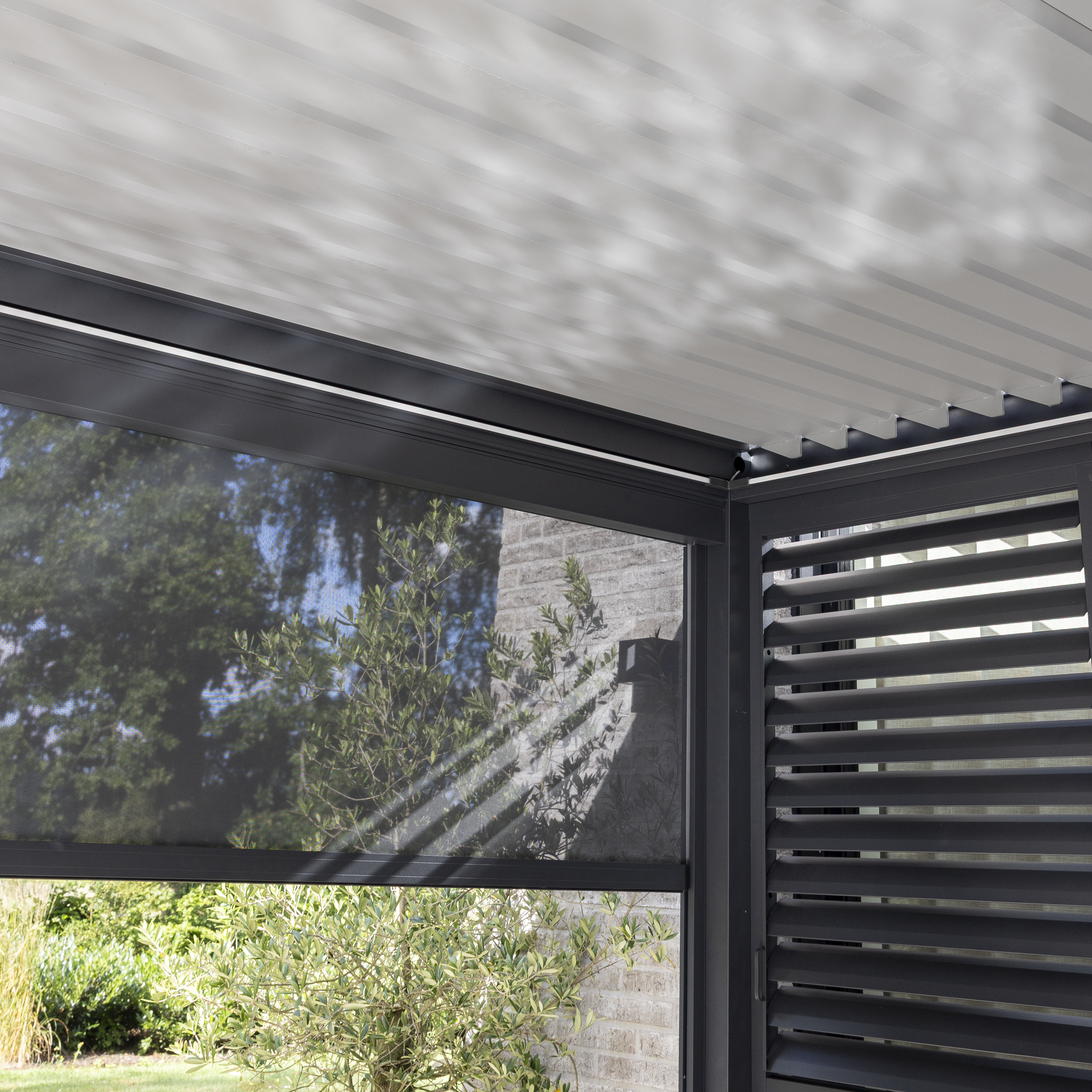 
Cortina para pérgola Astra de aluminio gris / plata 10.6x370.8cm - 4
