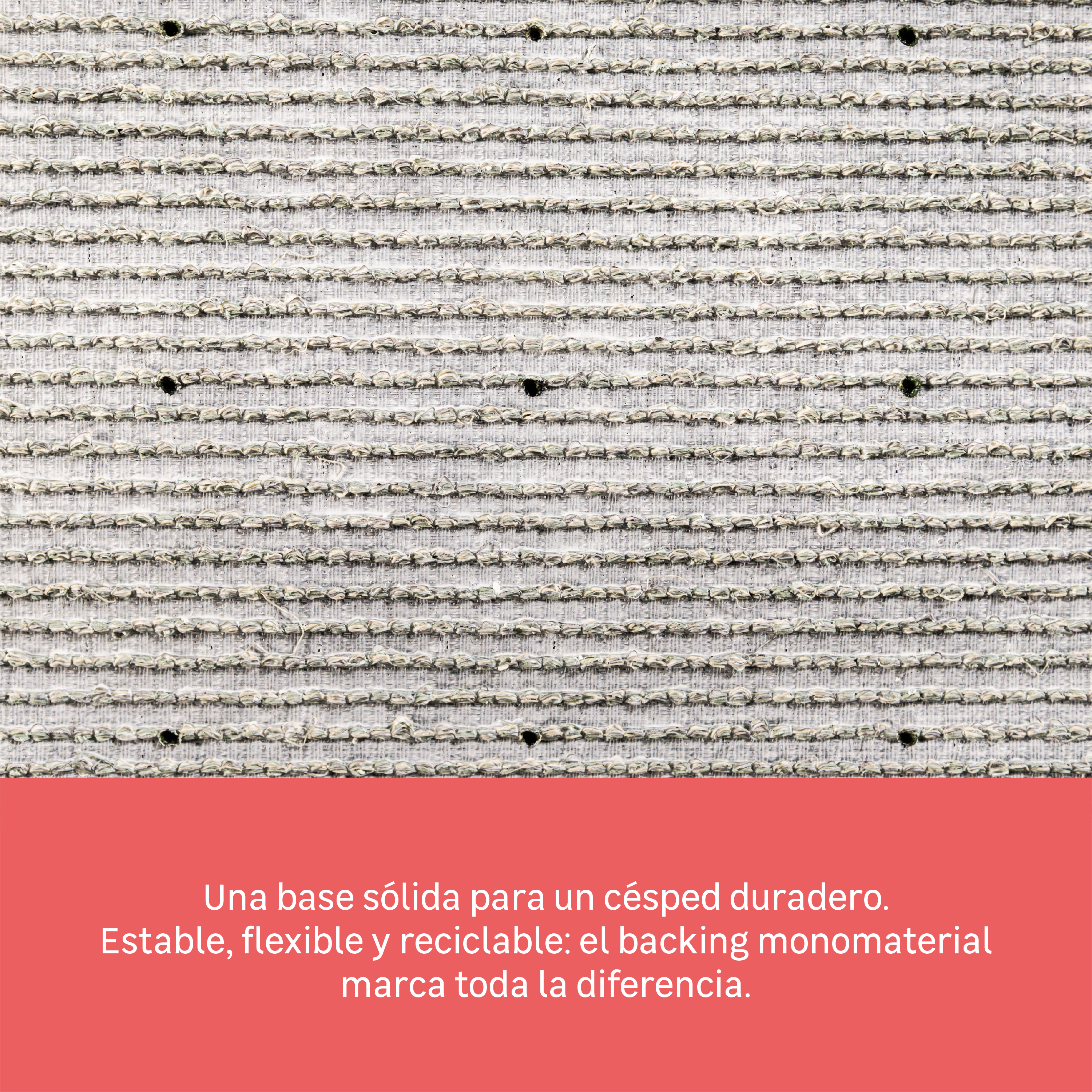 Rollo césped artificial NATERIAL Panamá 1x5m 35 mm de altura de fibras y 16800 puntadas m² - 10