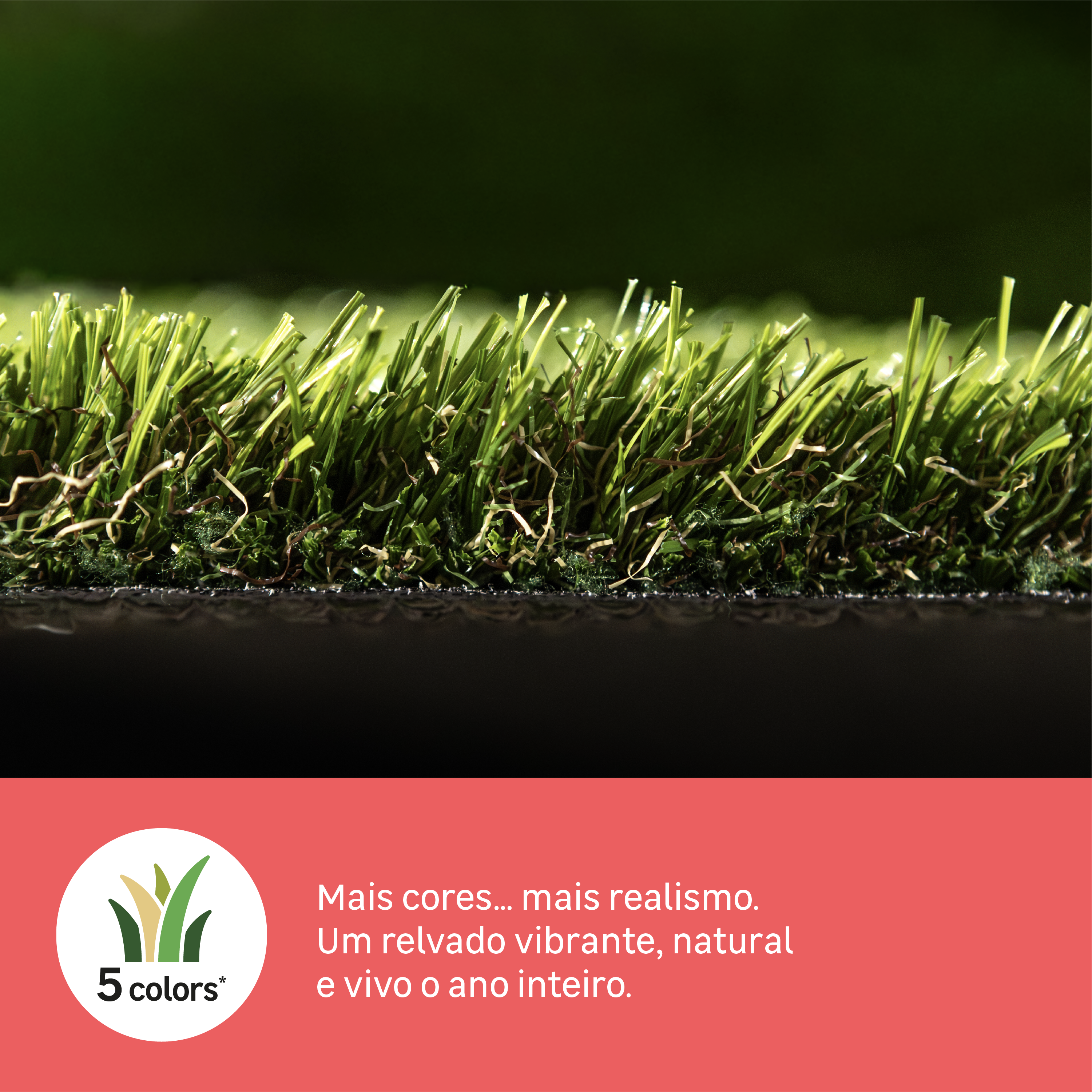 Rolo de relva artificial 35 mm 2x5 mm Panama Naterial - 6