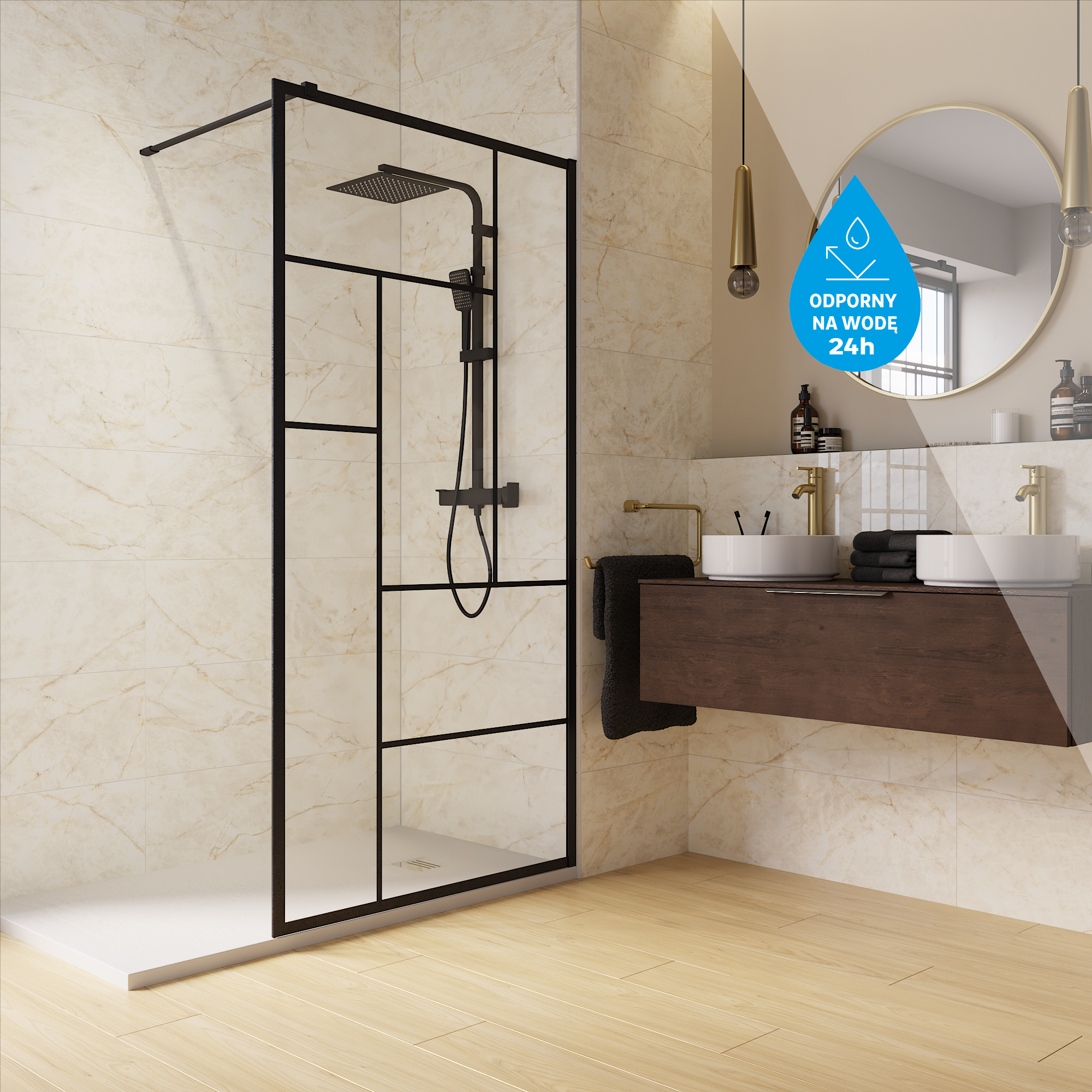 Panele podłogowe laminowane wodoodporne Artens AC5 8 mm Zelia naturalne drewno - 3