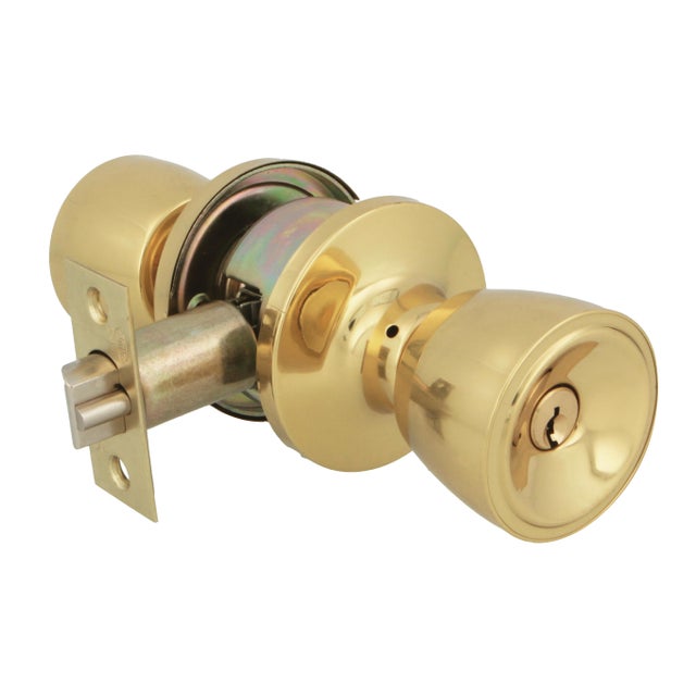 POMO PARA PUERTA DE ENTRADA CON LLAVE LATON 600 AMIG