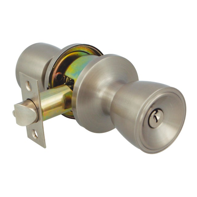 POMO PARA PUERTA DE ENTRADA CON LLAVE CROMO 600 AMIG