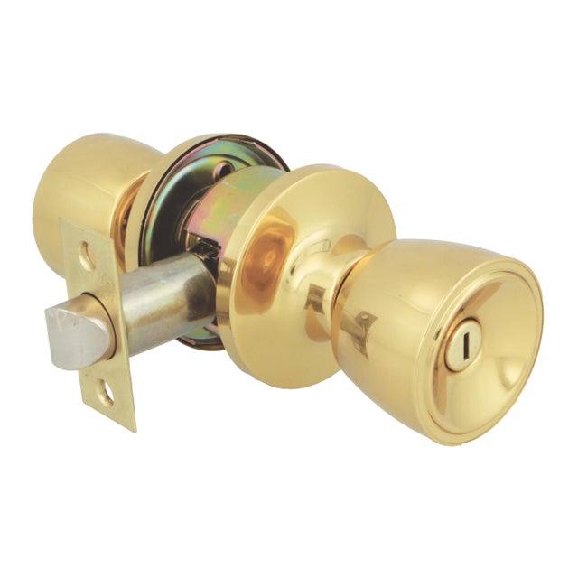 POMO PARA PUERTA DE INTERIOR PASO CON CONDENA LATON 602 AMIG