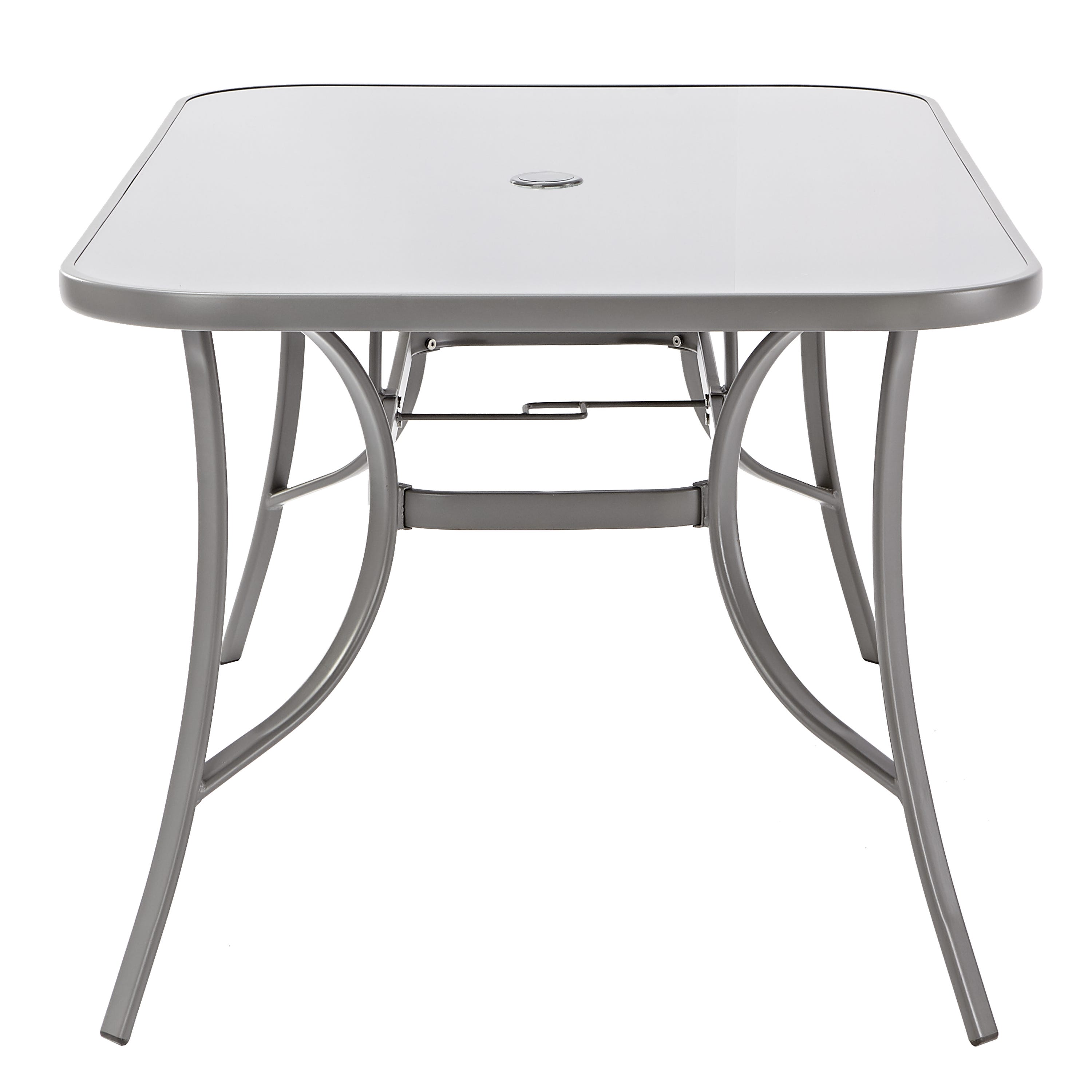 Table de jardin Alma rectangulaire gris 6 personnes | Leroy Merlin
