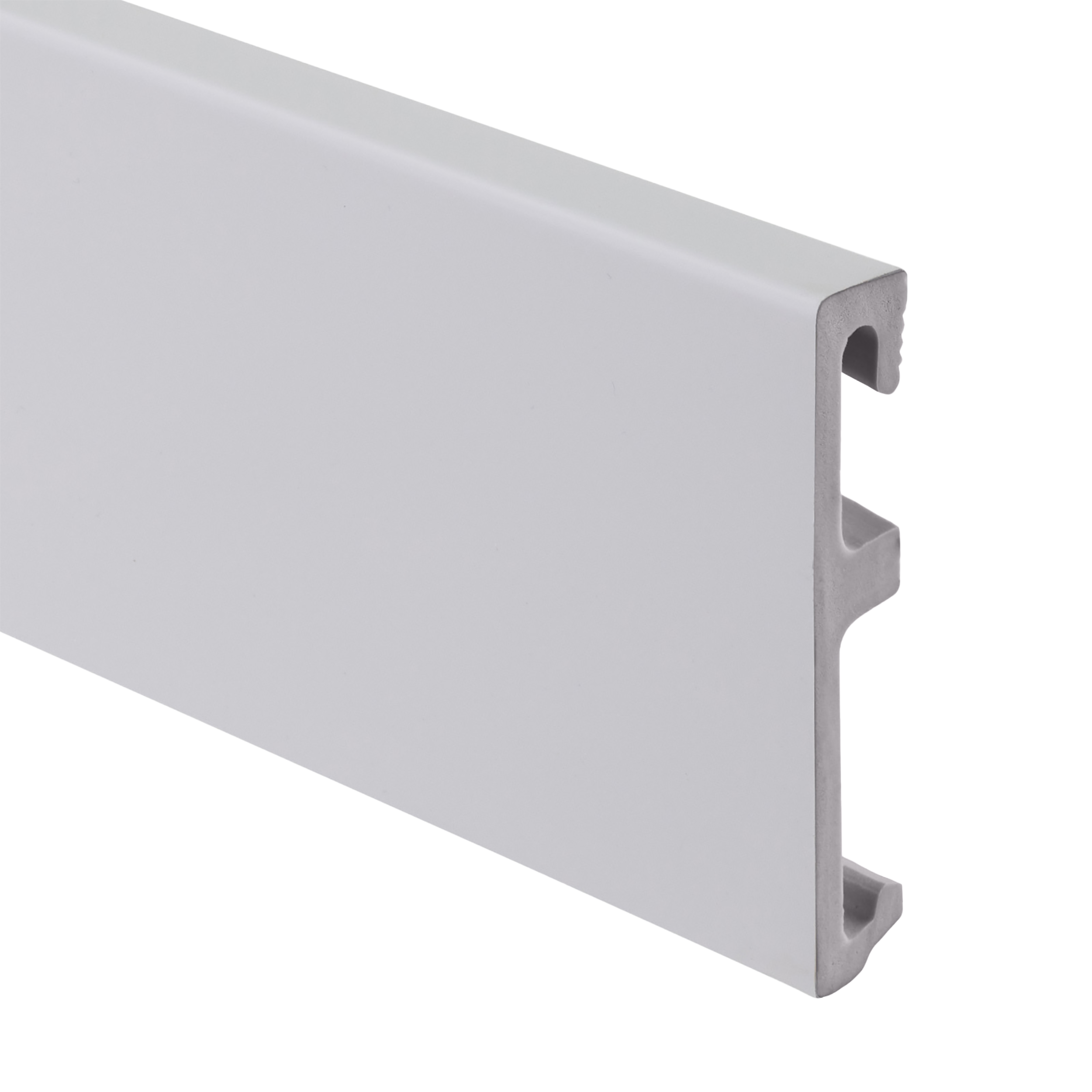 Listwa przypodłogowa XPS 8 cm szara Alpha Salag