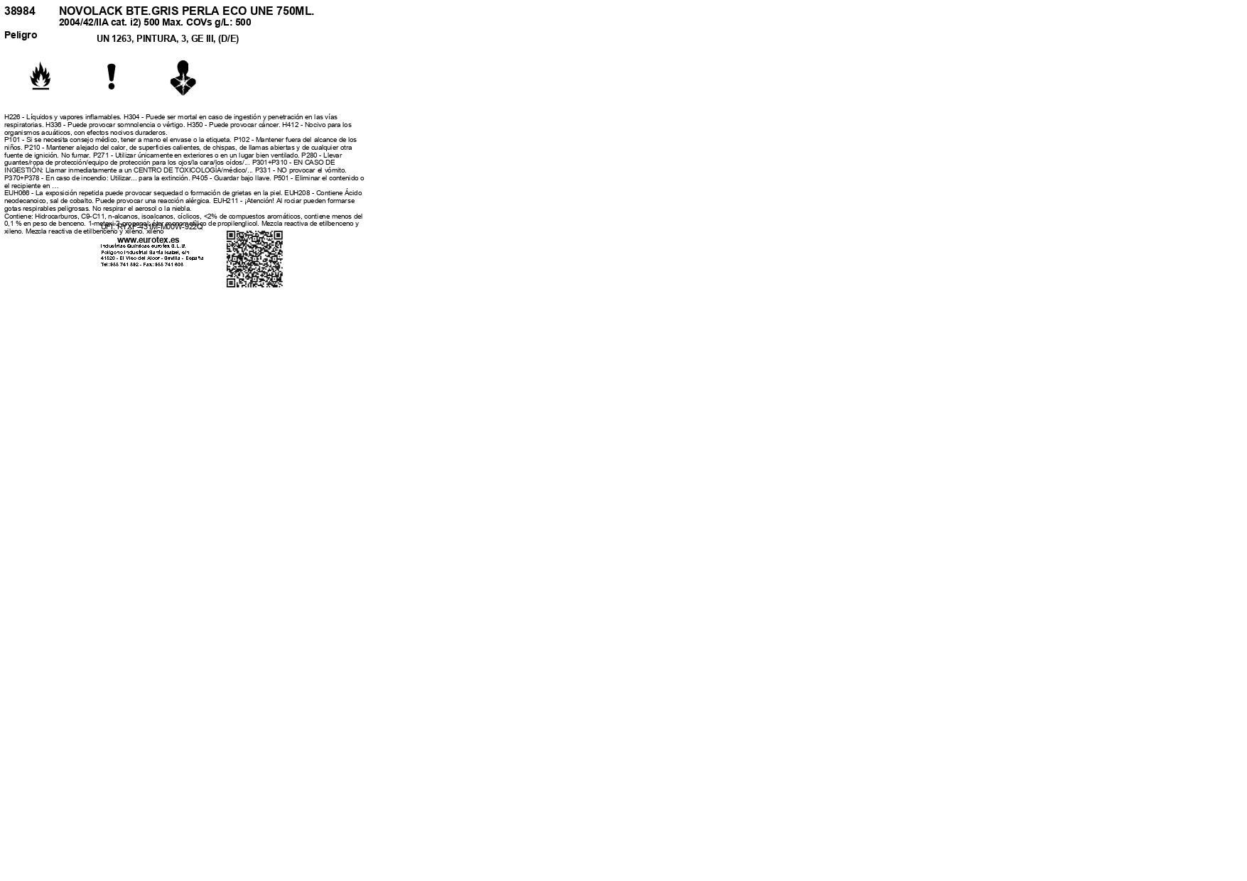 ESMALTE SINTÉTICO BRILLANTE NOVOLACK 750ML GRIS PERLA - 3