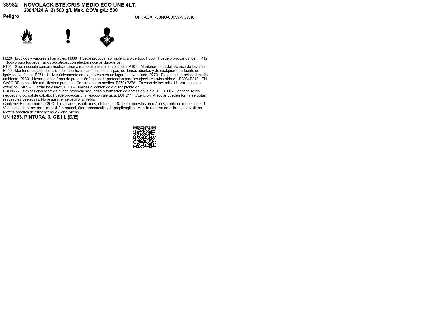 ESMALTE SINTÉTICO BRILLANTE NOVOLACK 4L GRIS MEDIO - 3