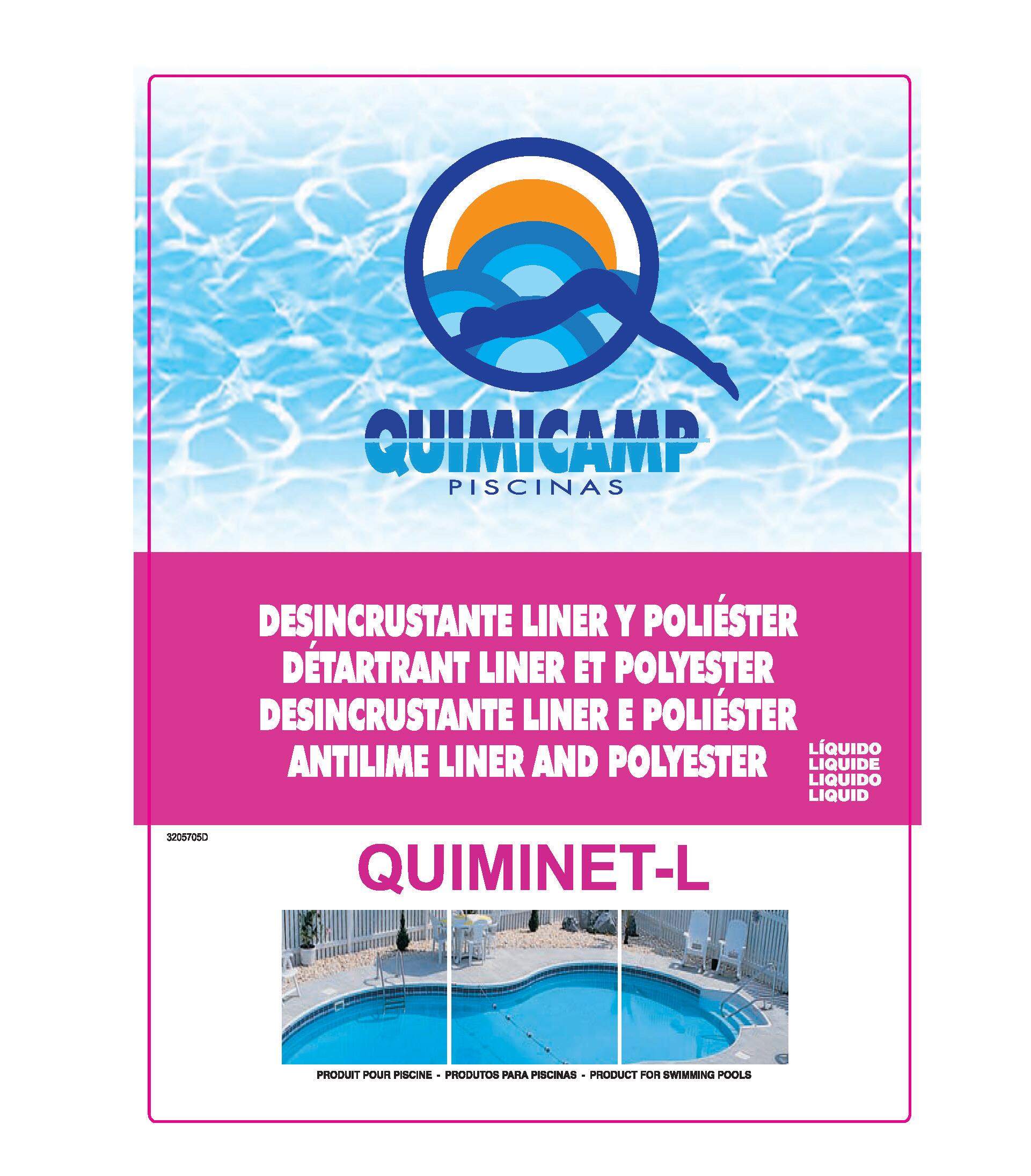 DESINCRUSTANTE LÍQUIDO 5L QUIMICAMP QUIMINET - 2