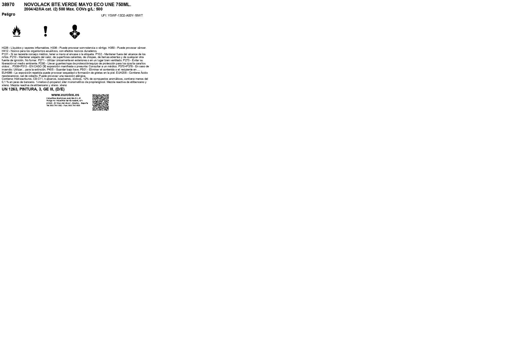 ESMALTE SINTÉTICO BRILLANTE NOVOLACK 750ML VERDE MAYO - 3