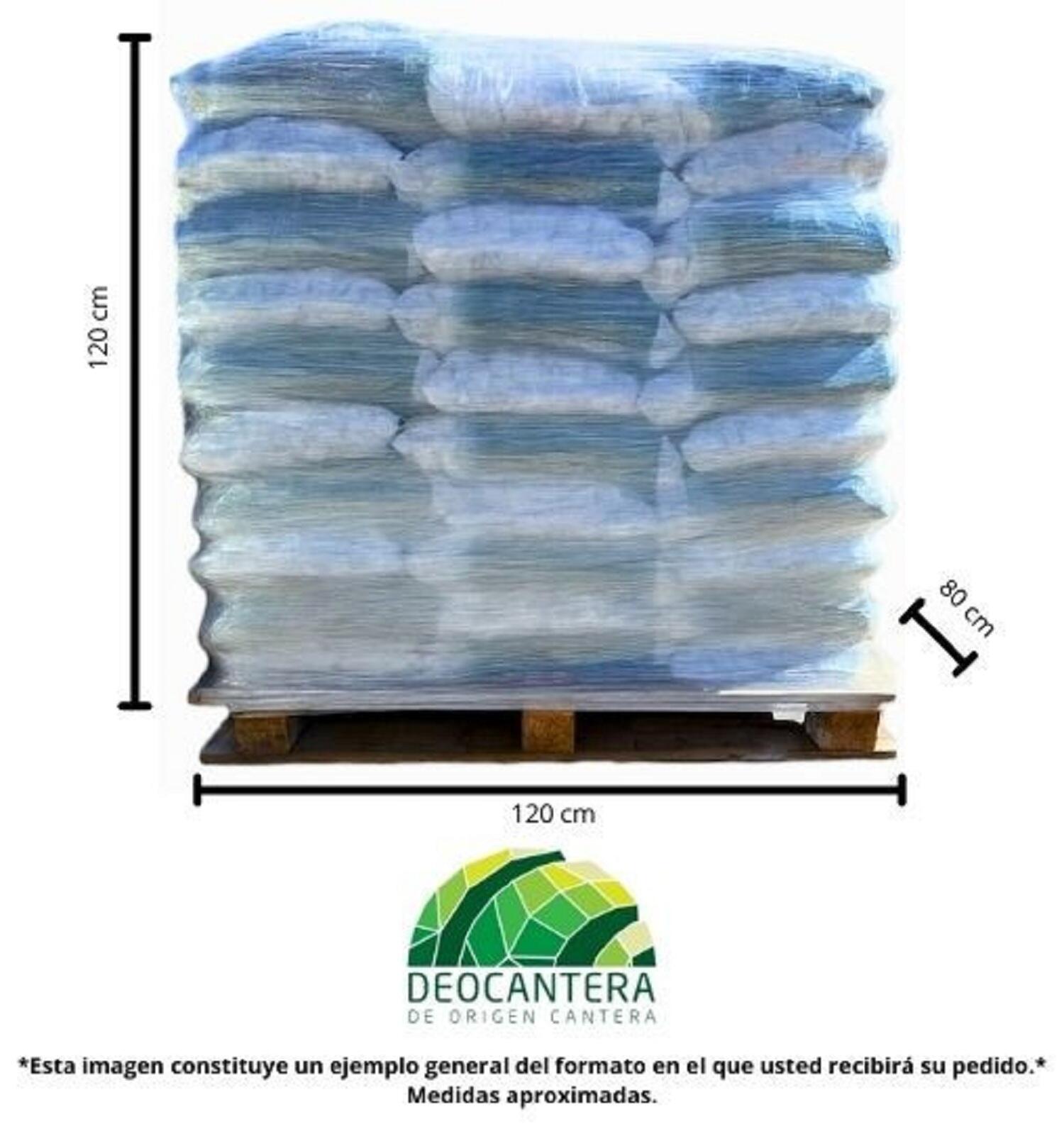Canto rodado de piedra blanco DEOCANTERA 20Kg para 1.4 m2 - 2