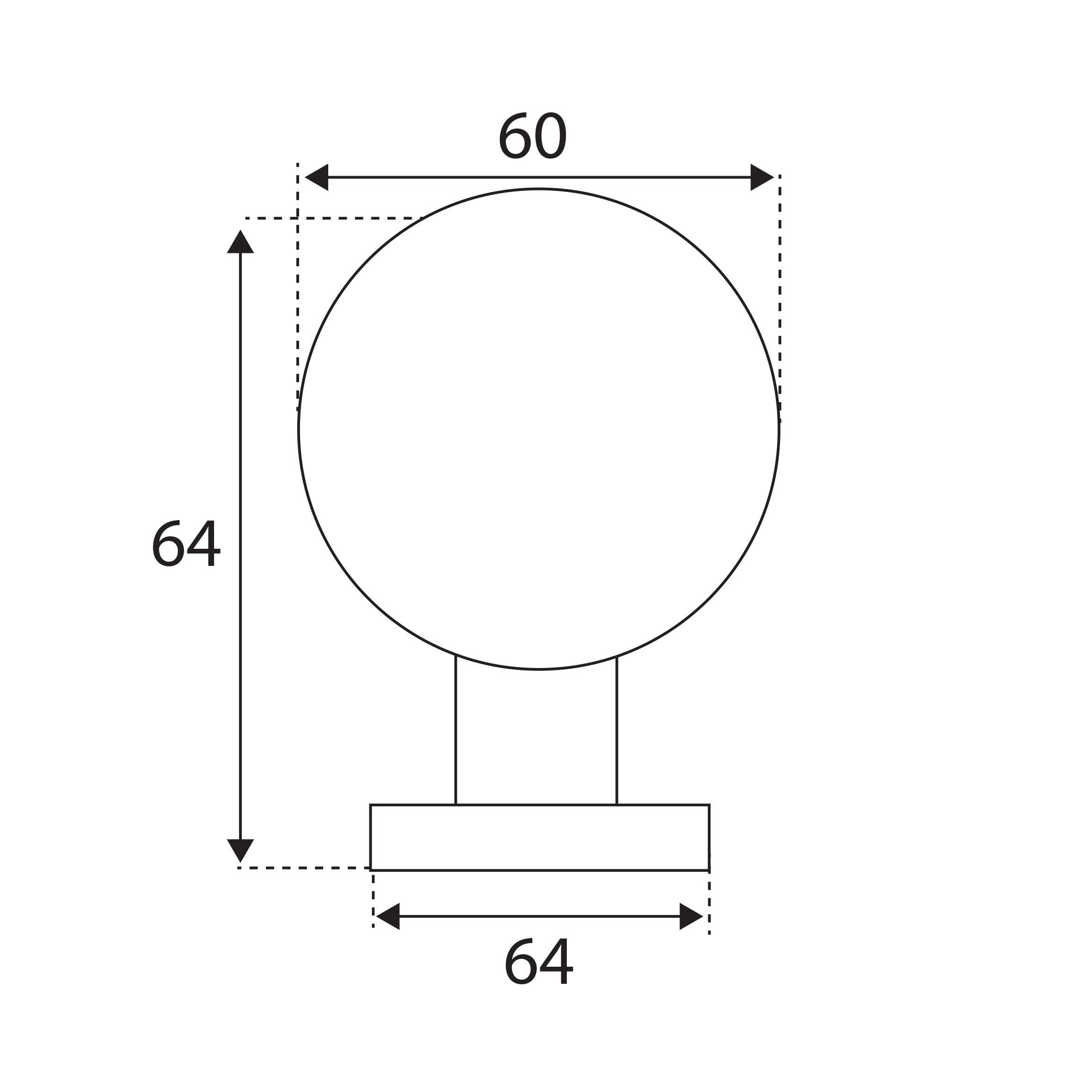 Bouton de tirage rond laiton poli CHRISLIGNE - 5
