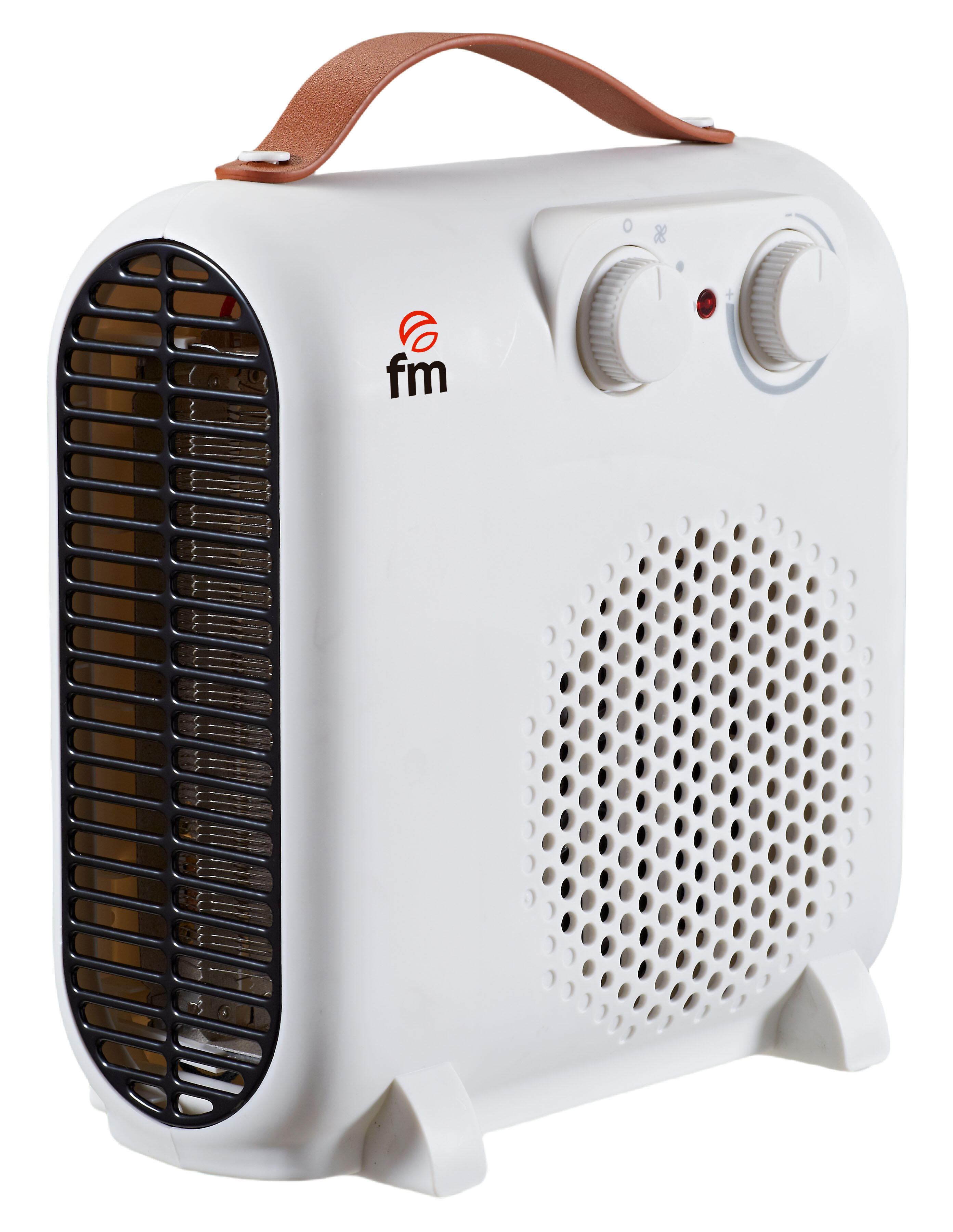 Calefactor eléctrico FM DUAL-2000 2000W silencioso termostato regulable - Imagen 2
